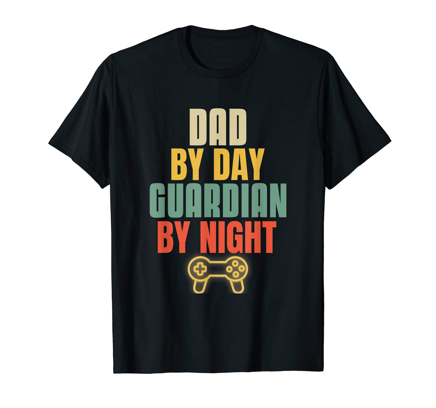 Gaming Dad Dad Day Guardian Night Gamer T-Shirt - Graphic Print for Adults - T-Shirt, Sweatshirt, Hoodie