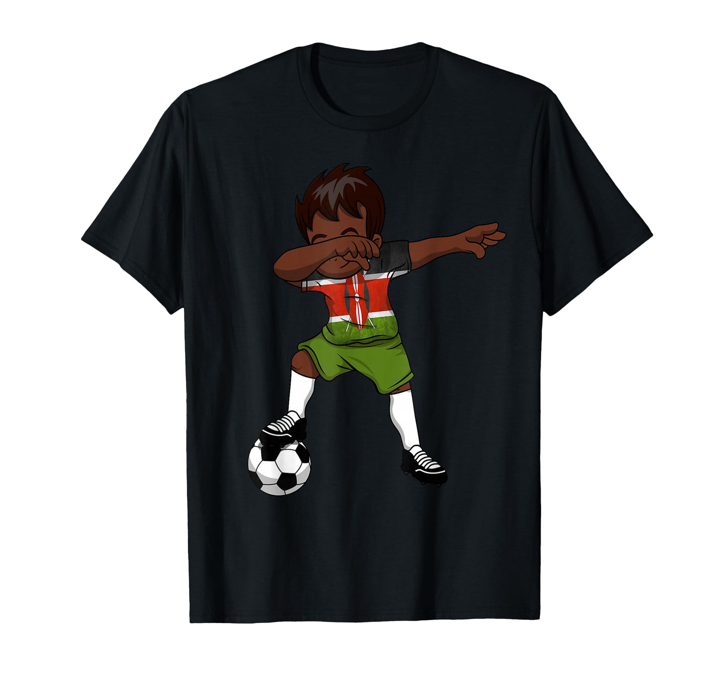 Dabbing Soccer Kenya Kenyan Nairobi Gifts T-Shirt - Streetwear Style Unisex - T-Shirt, Sweatshirt, Hoodie