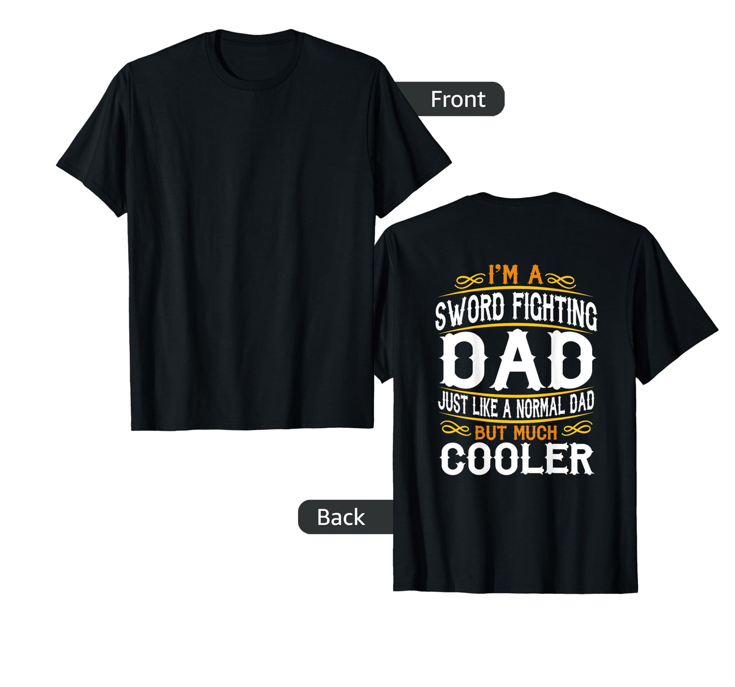 Mens Sword Fighting Dad Im Dad T T-Shirt - Minimalist Print Men Women - T-Shirt, Sweatshirt, Hoodie