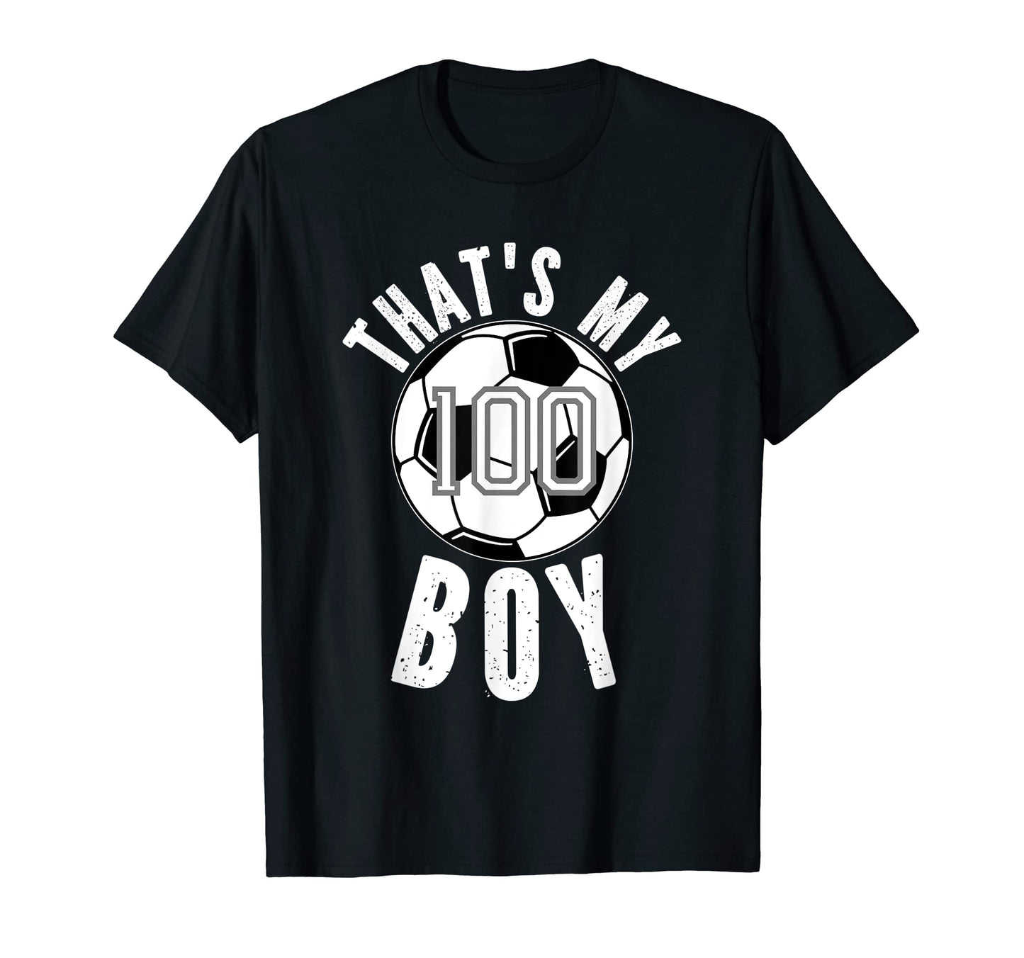 Thats My Jersey Number 100 Soccer T-Shirt - Casual Everyday Wear Men Women - T-Shirt, Sweatshirt, Hoodie