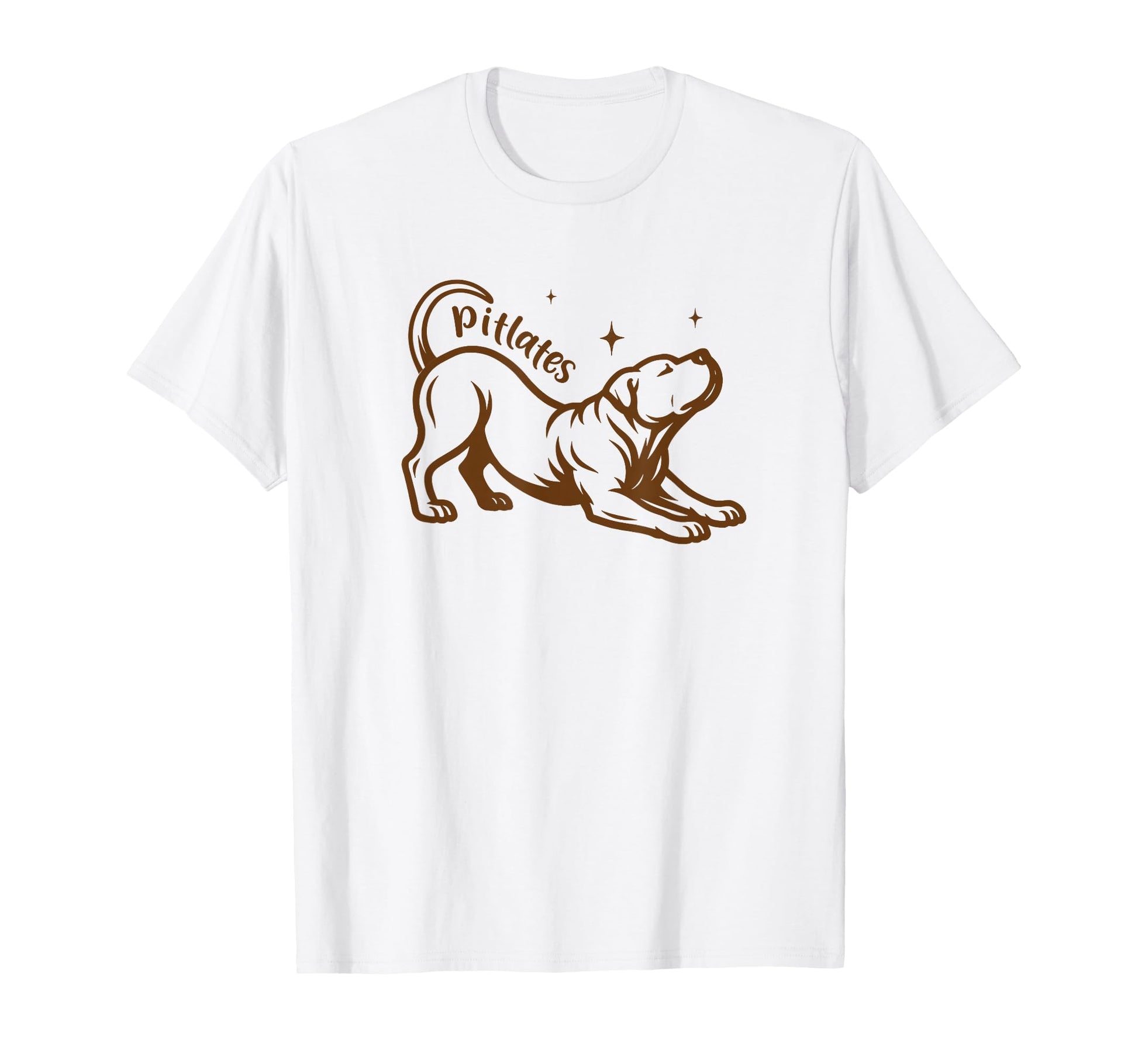 Pilates Pitbull Dog Lover Stretching T-Shirt - Aesthetic Graphic Unisex - T-Shirt, Sweatshirt, Hoodie