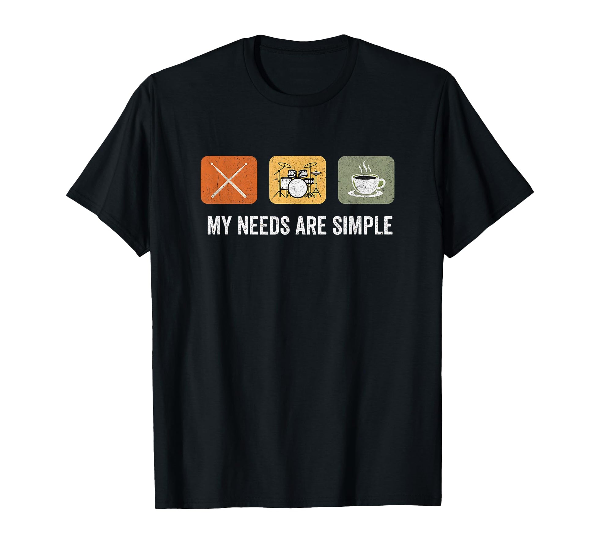 Funny Drummer Dad Music Lover My T-Shirt - Novelty Apparel for Adults - T-Shirt, Sweatshirt, Hoodie