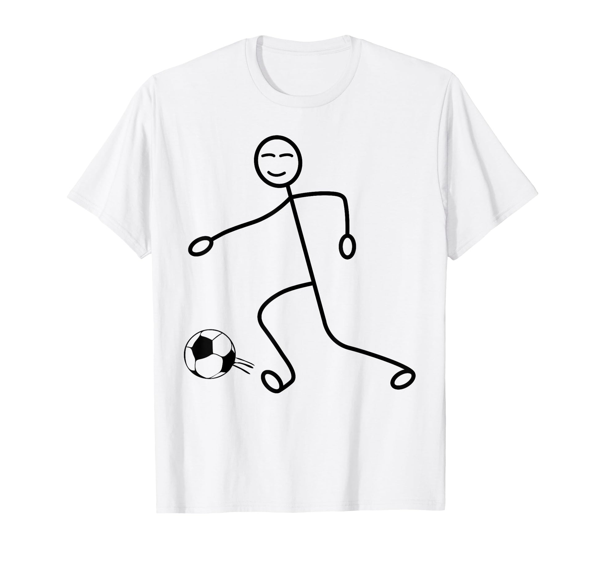 Soccer Stick Figure Soccer Player T-Shirt - Novelty Apparel Unisex - T-Shirt, Sweatshirt, Hoodie