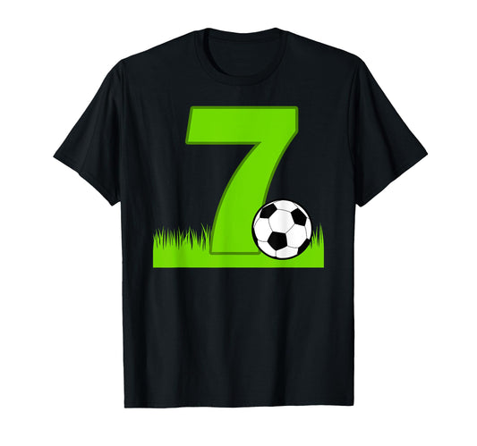 7Th Birthday Soccer 7 Years Old T-Shirt - Fun Novelty Design Unisex - T-Shirt, Sweatshirt, Hoodie