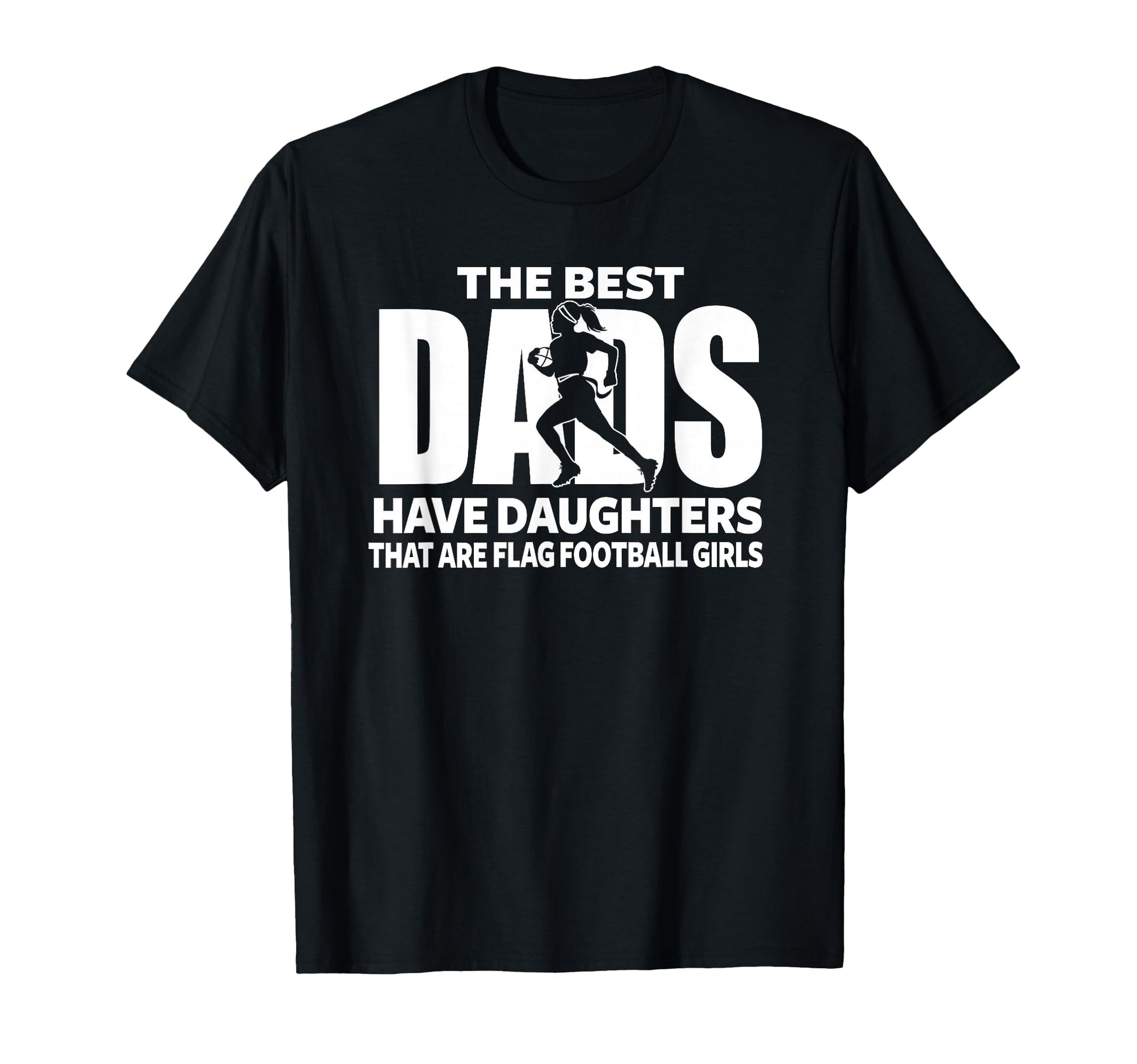 Flag Football Dad Proud Father T-Shirt - Novelty Apparel for Adults - T-Shirt, Sweatshirt, Hoodie