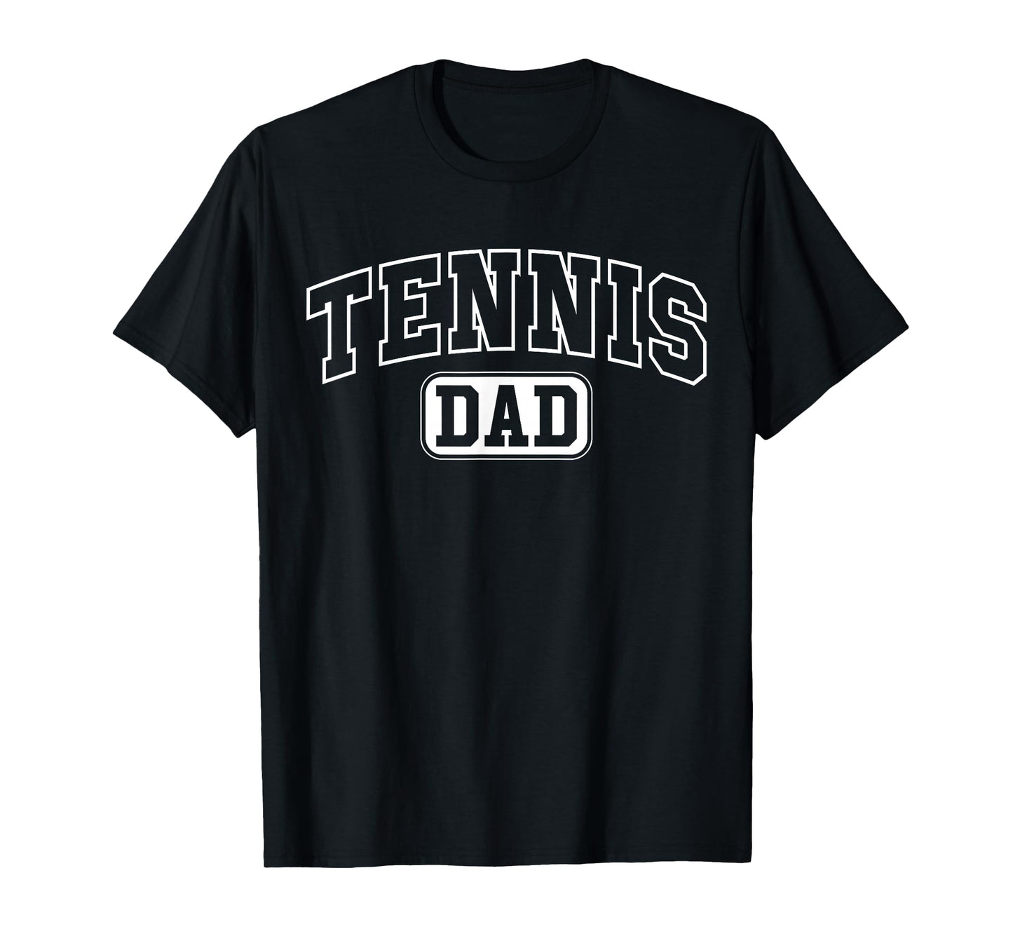 Tennis Dad Funny Athletic Lettering T-Shirt - Minimalist Print Unisex - T-Shirt, Sweatshirt, Hoodie