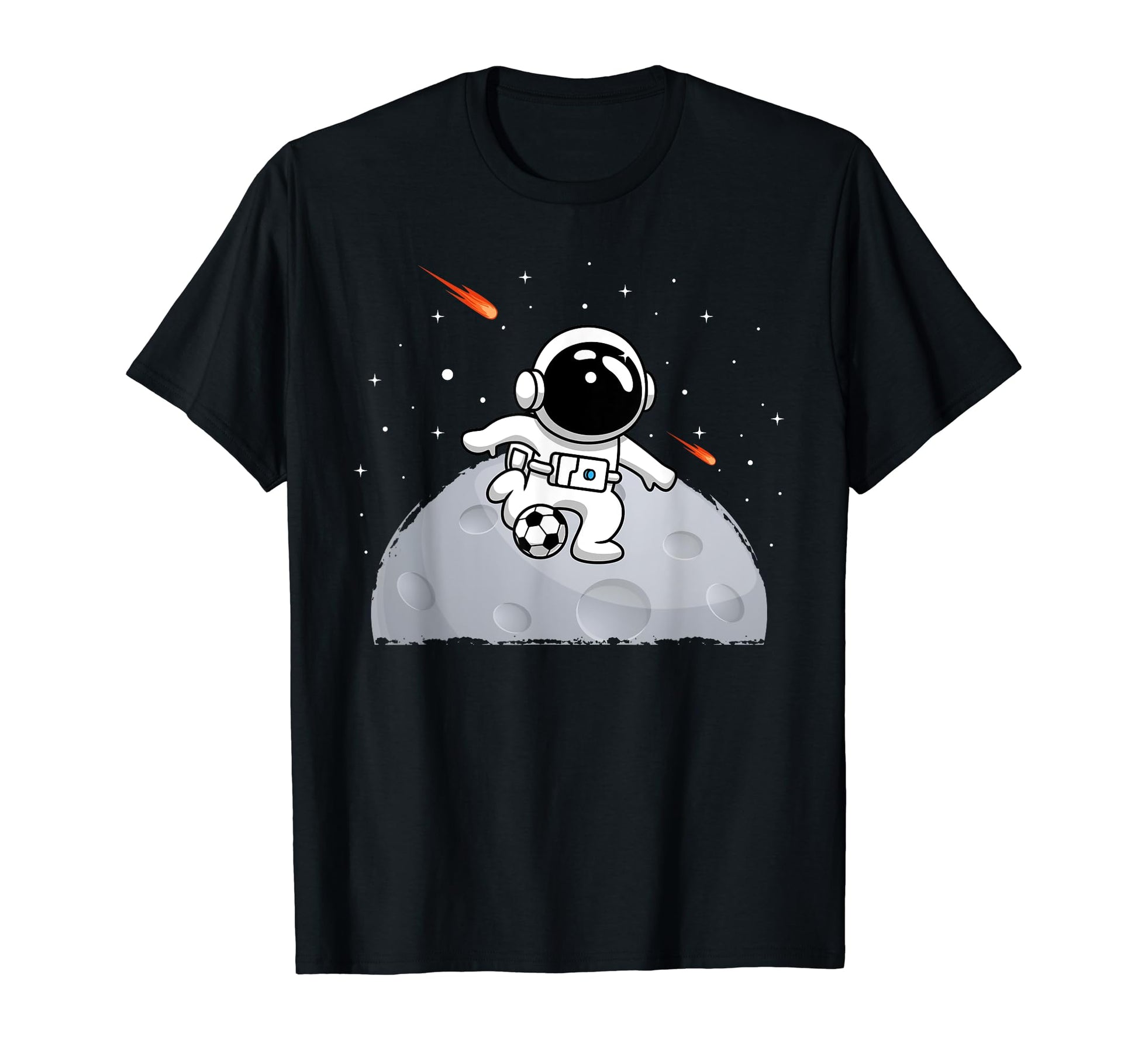 Universe Moon Stars Astronaut T-Shirt - Casual Everyday Wear for Adults - T-Shirt, Sweatshirt, Hoodie