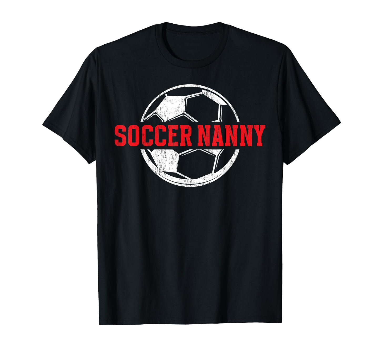 Soccer Nanny Grandma Proud Nanny Soccer T-Shirt - Custom Art Print Unisex - T-Shirt, Sweatshirt, Hoodie