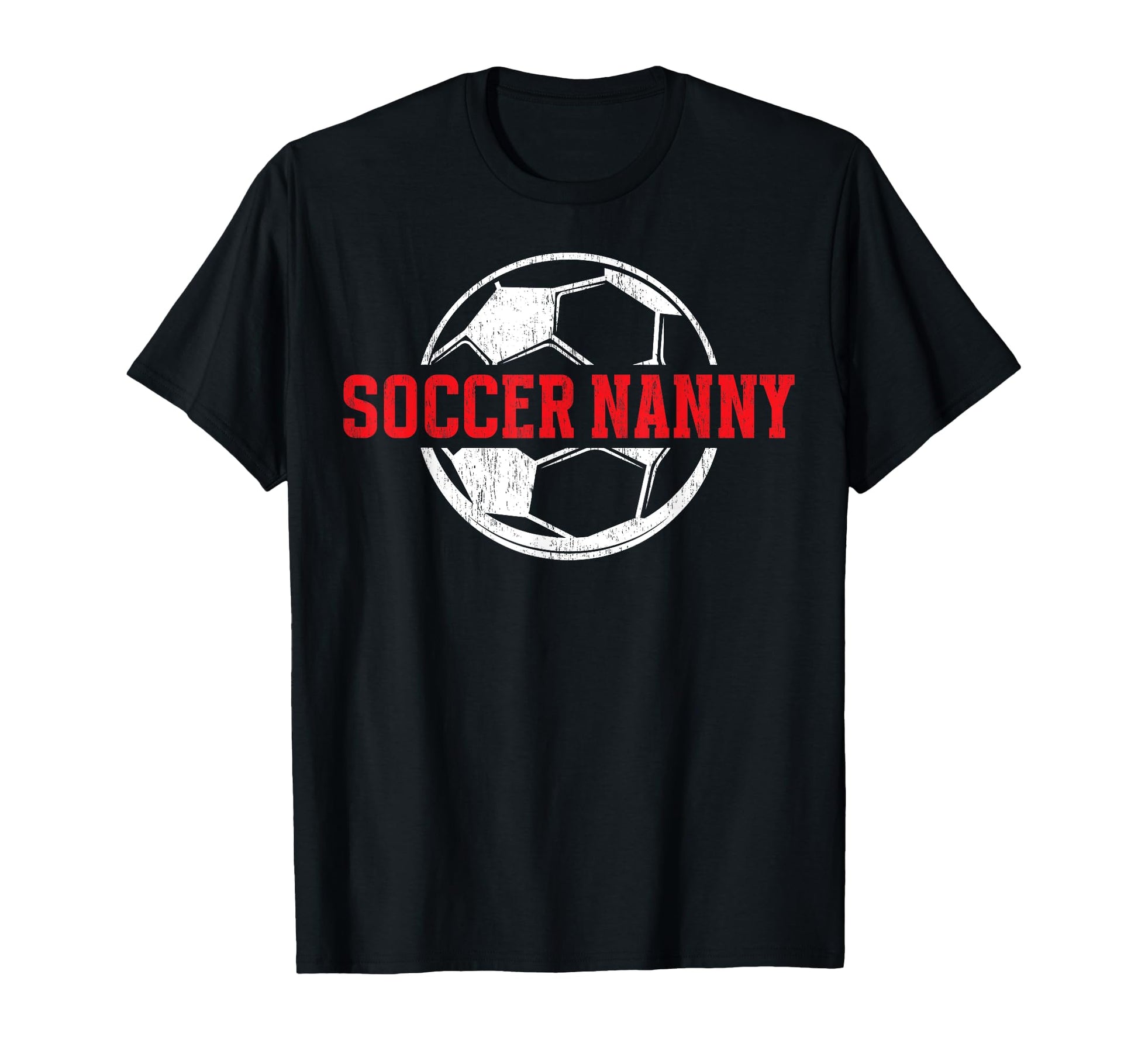 Soccer Nanny Grandma Proud Nanny Soccer T-Shirt - Custom Art Print Unisex - T-Shirt, Sweatshirt, Hoodie