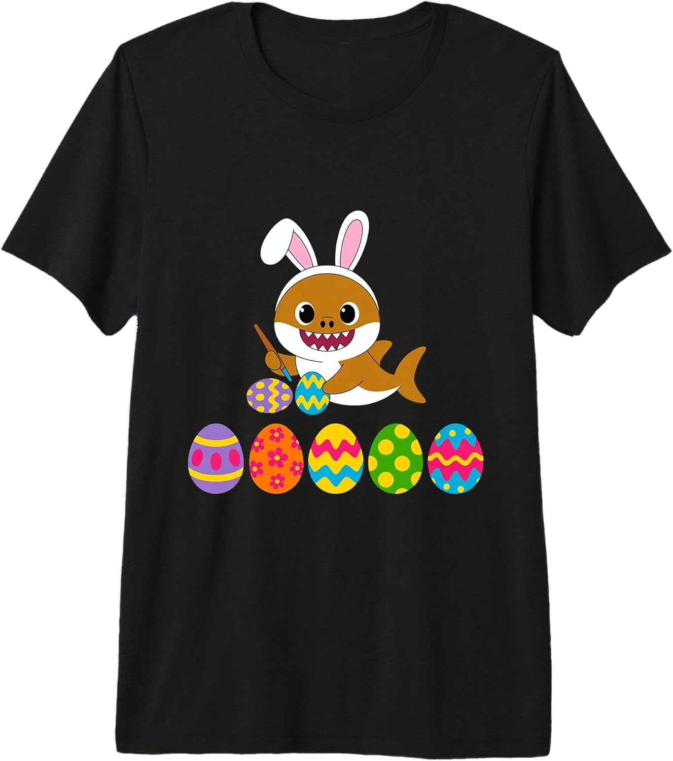 Shark Easter Fun for Kids and Toddlers Unisex T-shirt, Sweatshirt, Hoodie, Long Sleeve Tee - T-Shirt, Sweatshirt, Hoodie
