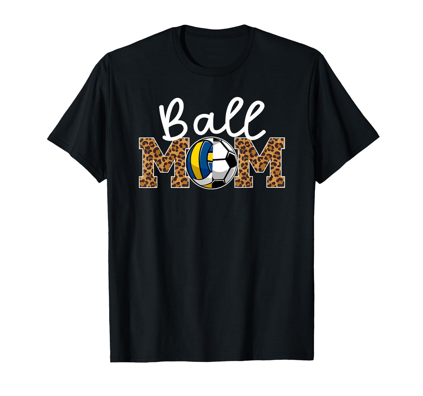 Ball Mom Volleyball Soccer Mom T-Shirt - Aesthetic Graphic for Adults - T-Shirt, Sweatshirt, Hoodie