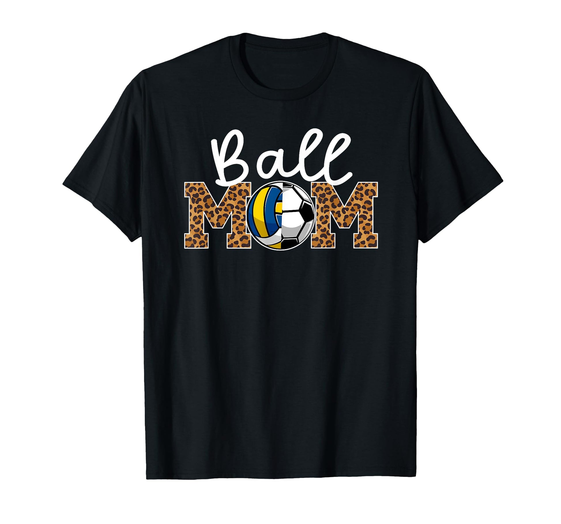 Ball Mom Volleyball Soccer Mom T-Shirt - Aesthetic Graphic for Adults - T-Shirt, Sweatshirt, Hoodie