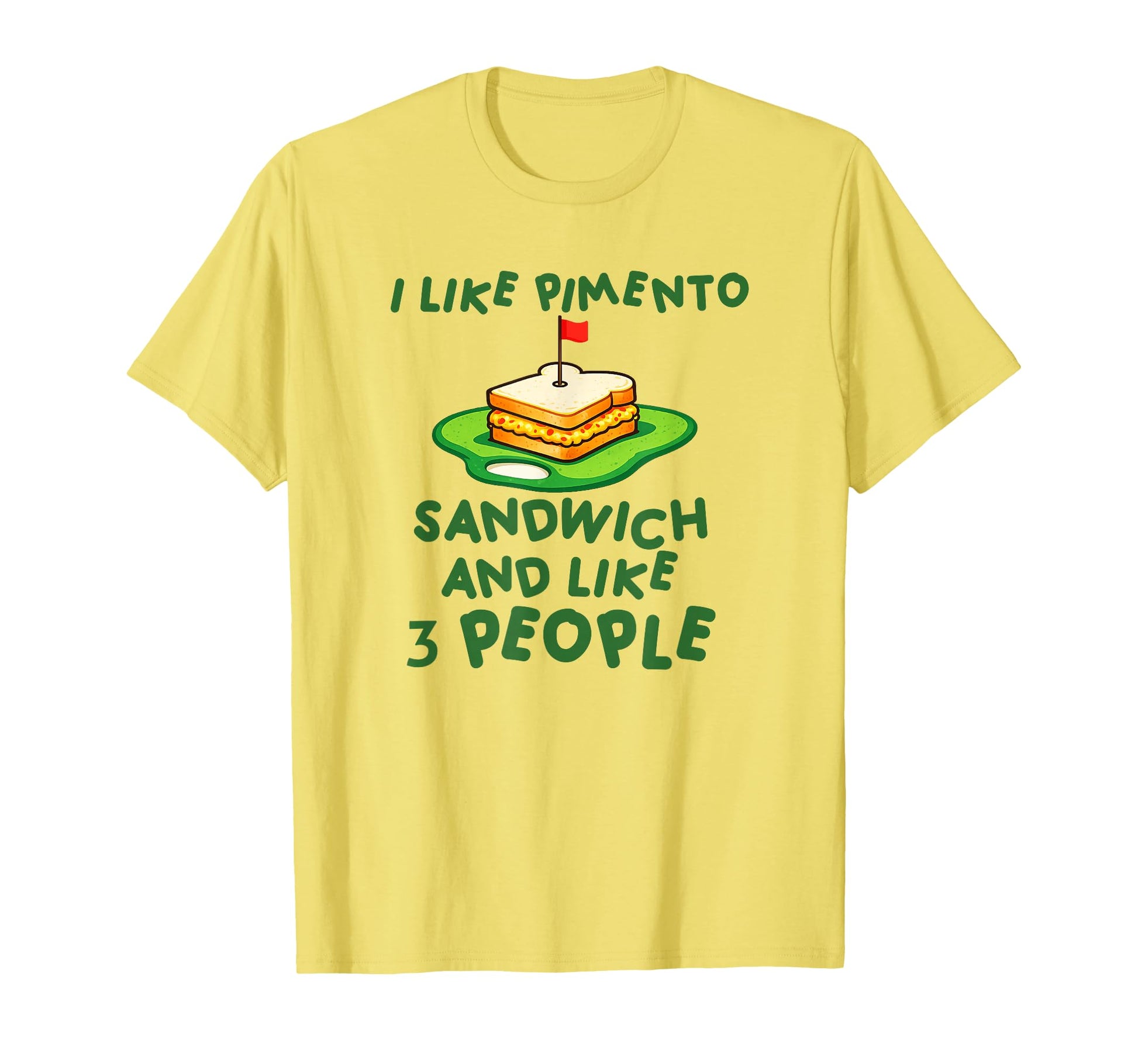 Pimento Cheese Sandwich Golf Dad Husband T-Shirt - Novelty Apparel Unisex - T-Shirt, Sweatshirt, Hoodie