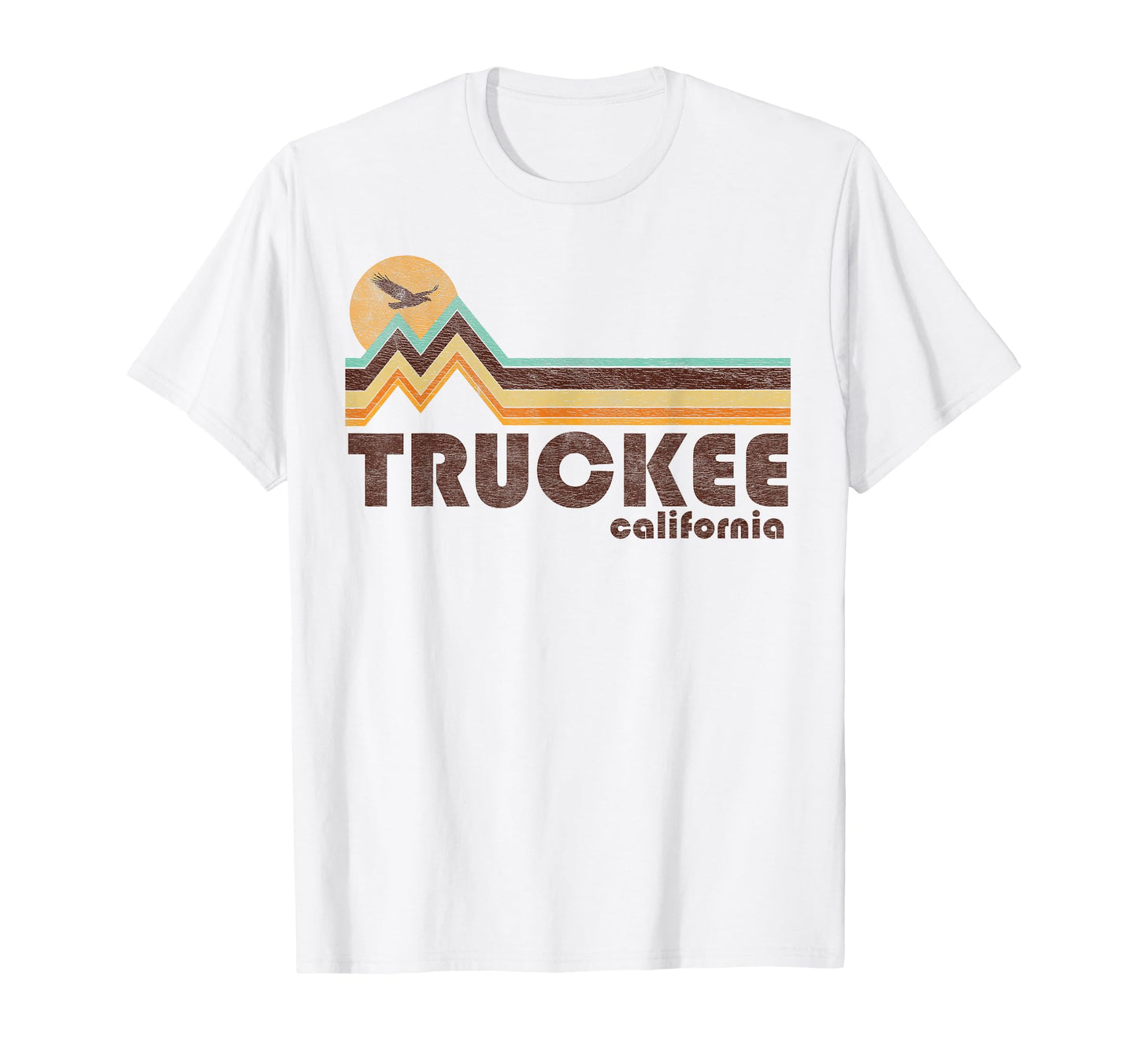 Truckee California Ca 70S 80S Souvenir T-Shirt - Minimalist Print Unisex - T-Shirt, Sweatshirt, Hoodie