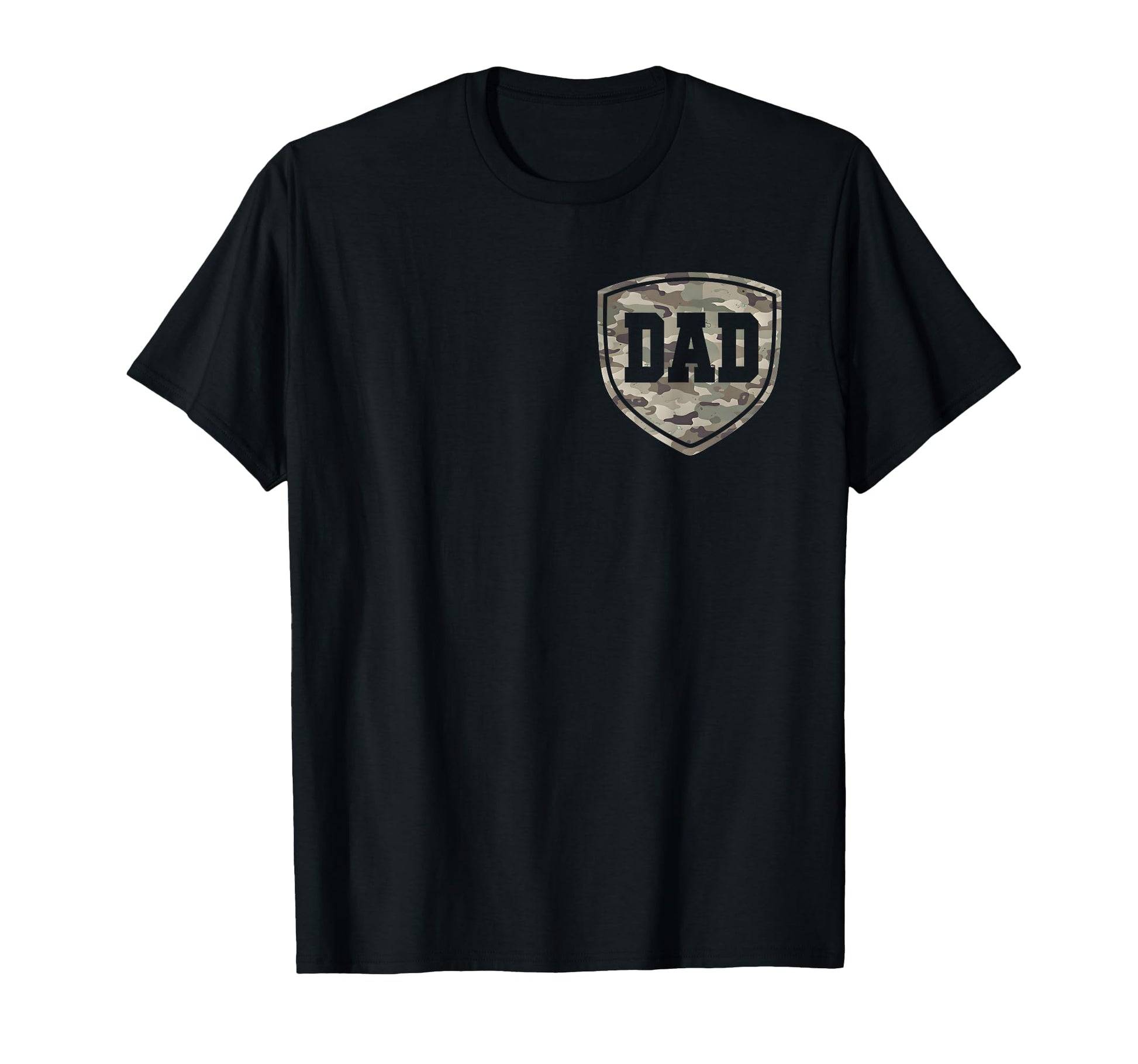 Old School Camo Dad Pocket T-Shirt - Minimalist Print for Adults - T-Shirt, Sweatshirt, Hoodie