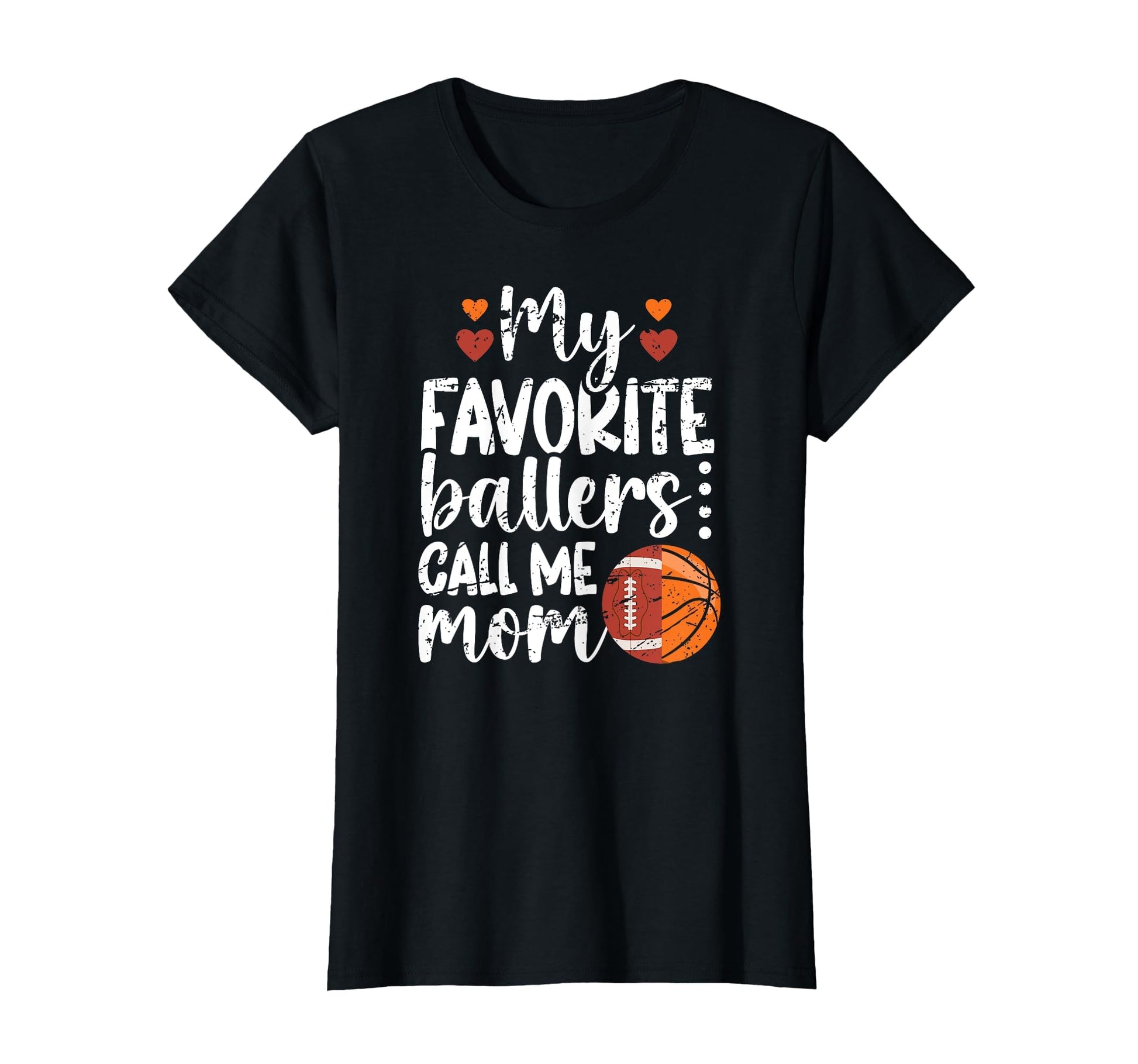 My Favorite Ballers Call Me Mom T-Shirt - Minimalist Print Unisex - T-Shirt, Sweatshirt, Hoodie