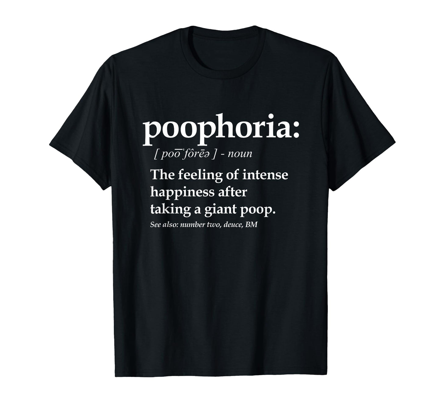Funny Poop Dictionary Definition T-Shirt - Aesthetic Graphic Men Women - T-Shirt, Sweatshirt, Hoodie