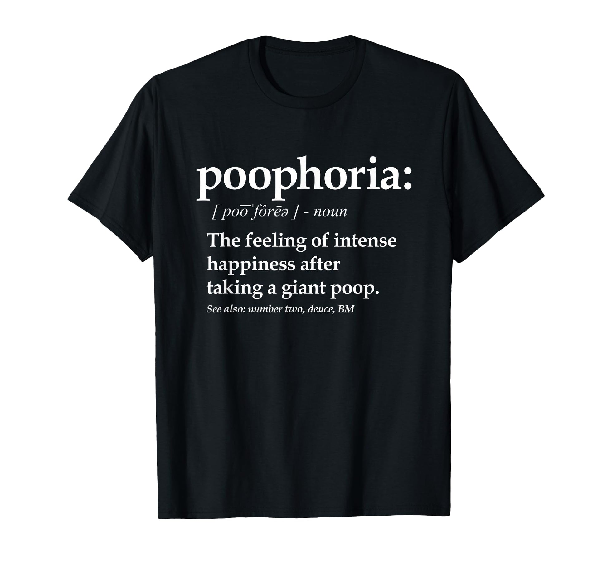 Funny Poop Dictionary Definition T-Shirt - Aesthetic Graphic Men Women - T-Shirt, Sweatshirt, Hoodie