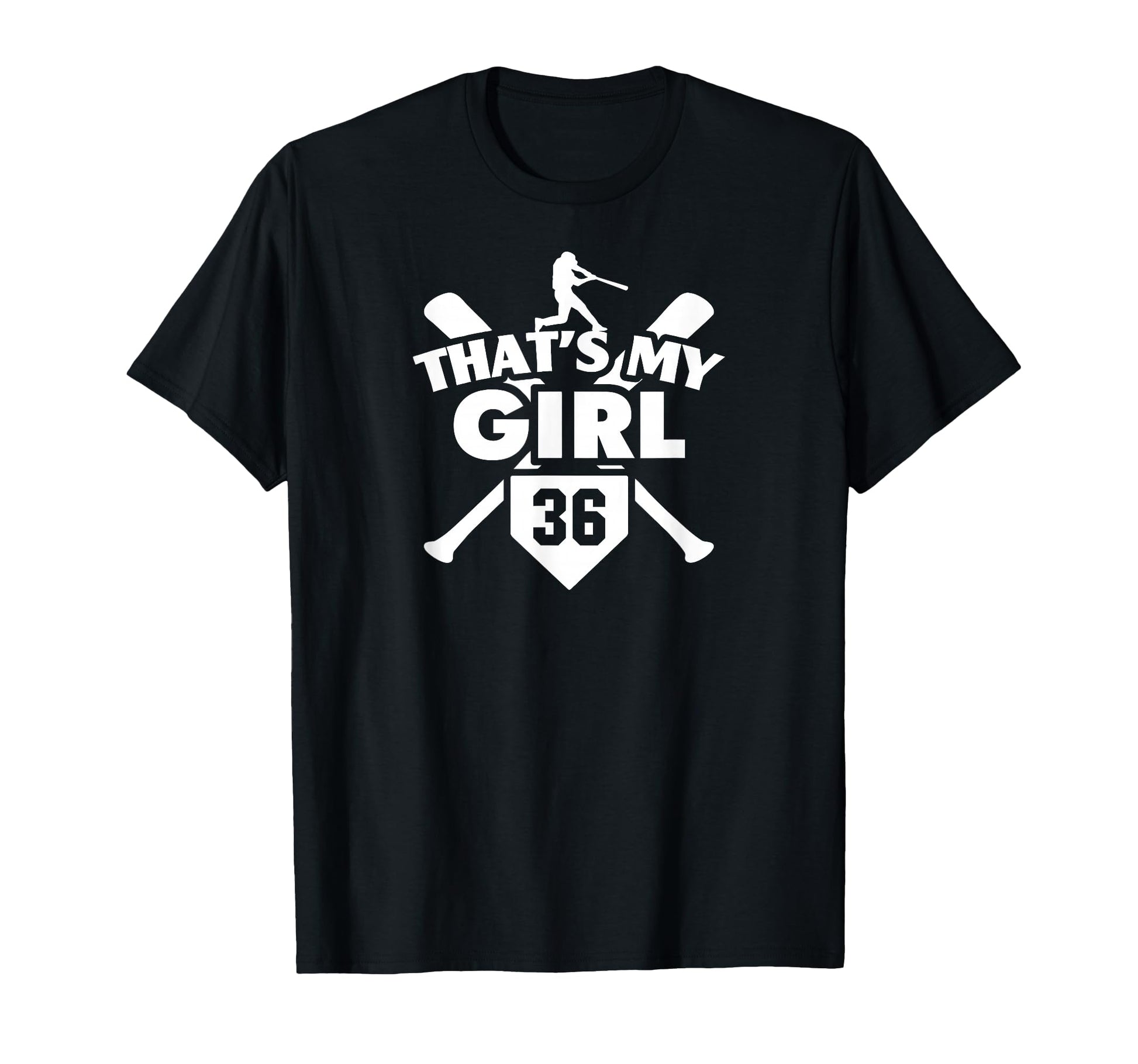 Baseball Mom Dad Thats My 36 T-Shirt - Minimalist Print for Adults - T-Shirt, Sweatshirt, Hoodie