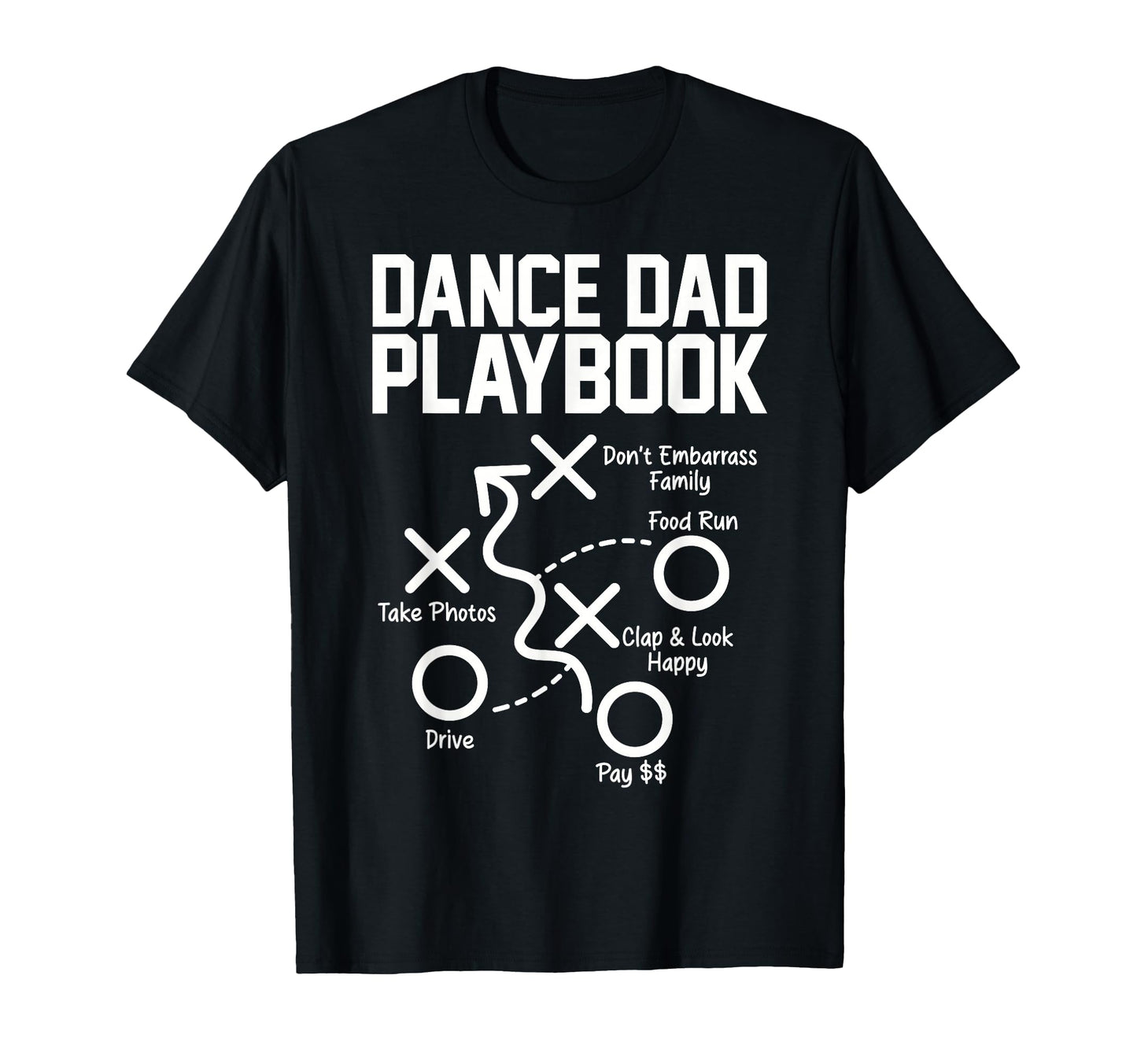 Dance Dad Comp Funny Playbook Dancing T-Shirt - Novelty Apparel for Adults - T-Shirt, Sweatshirt, Hoodie