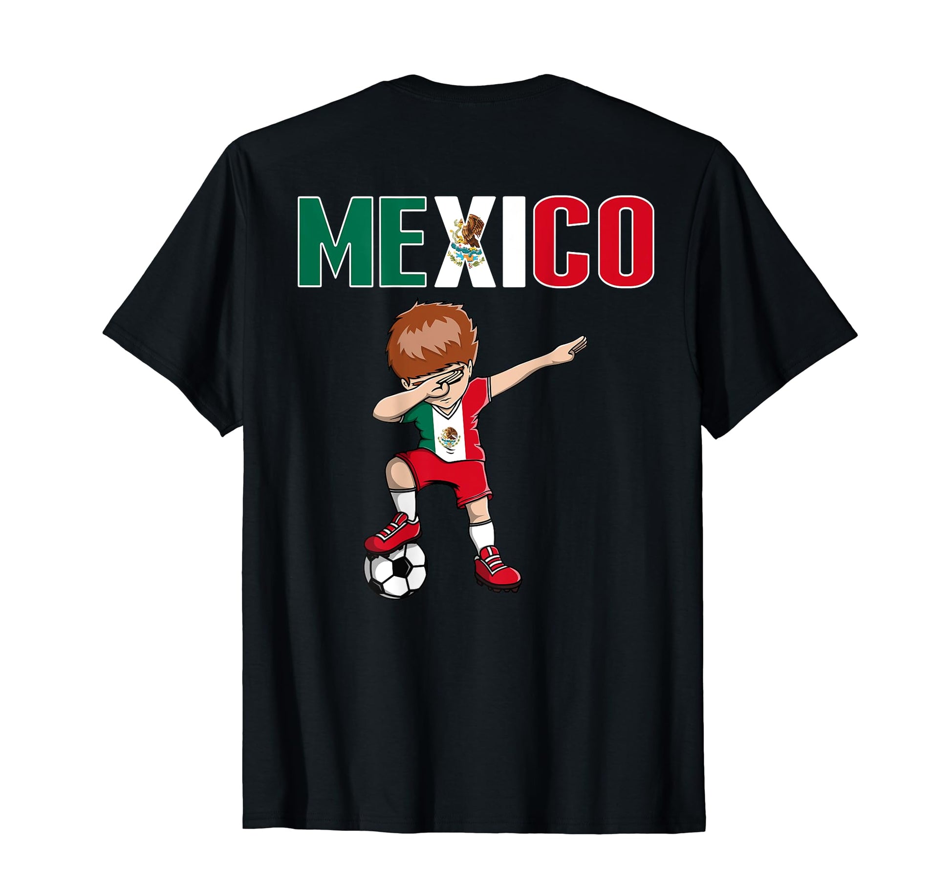 Dabbing Soccer Mexico Soccer Fans Jersey T-Shirt - Graphic Print Unisex - T-Shirt, Sweatshirt, Hoodie