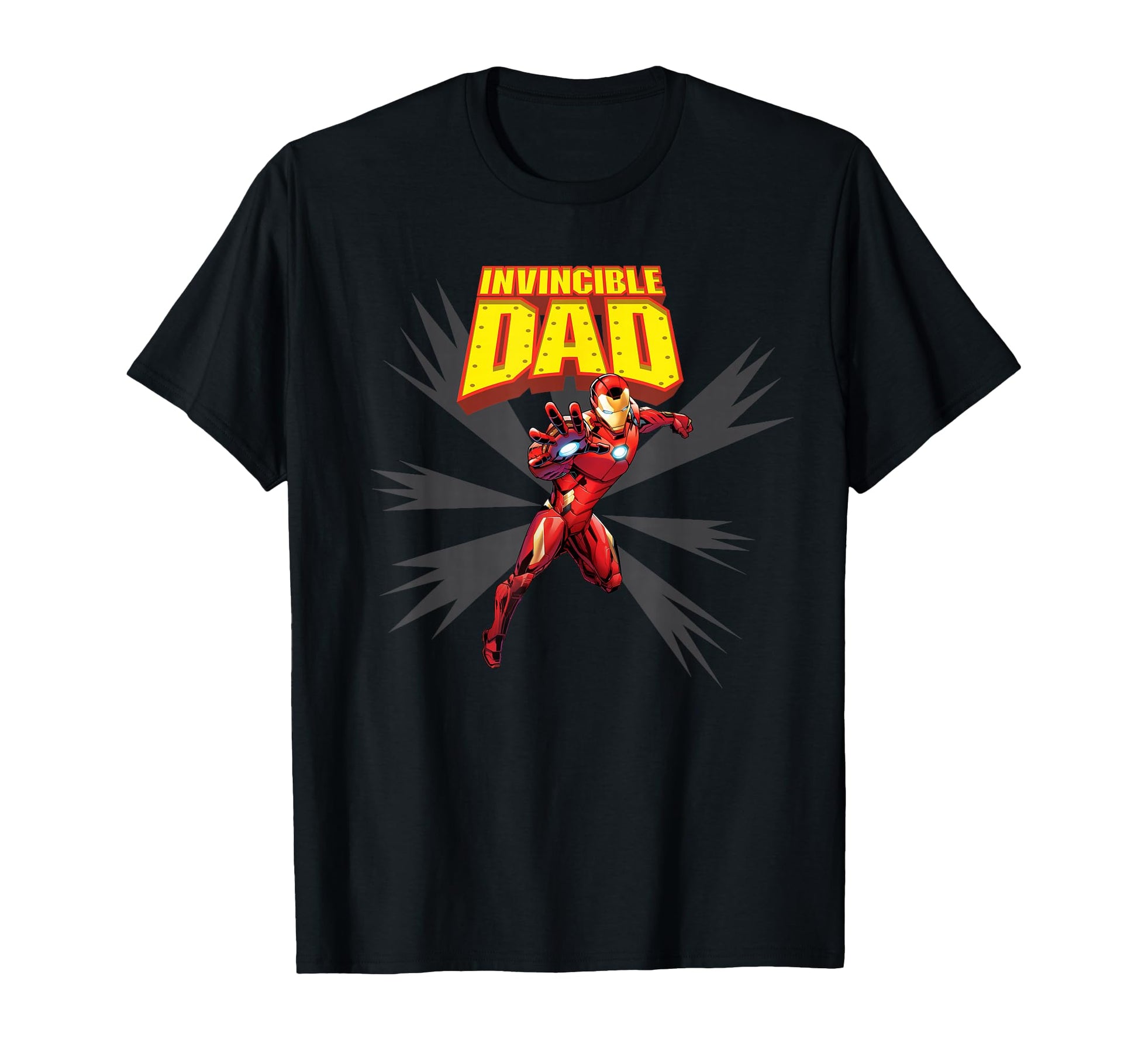 Marvel Iron Invincible Dad Birthday T-Shirt - Custom Art Print for Adults - T-Shirt, Sweatshirt, Hoodie