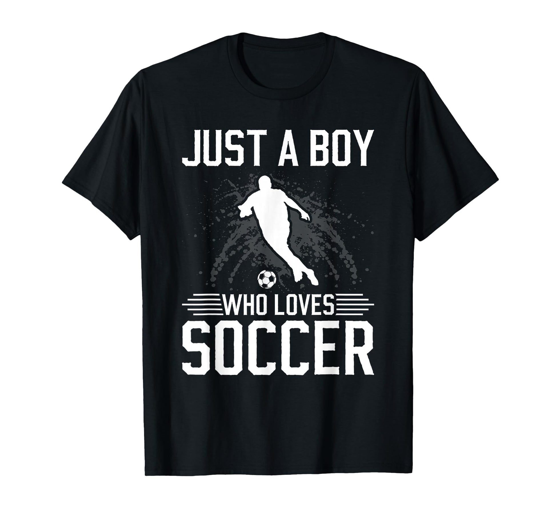 Just Who Loves Soccer T-Shirt - Aesthetic Graphic Unisex - T-Shirt, Sweatshirt, Hoodie