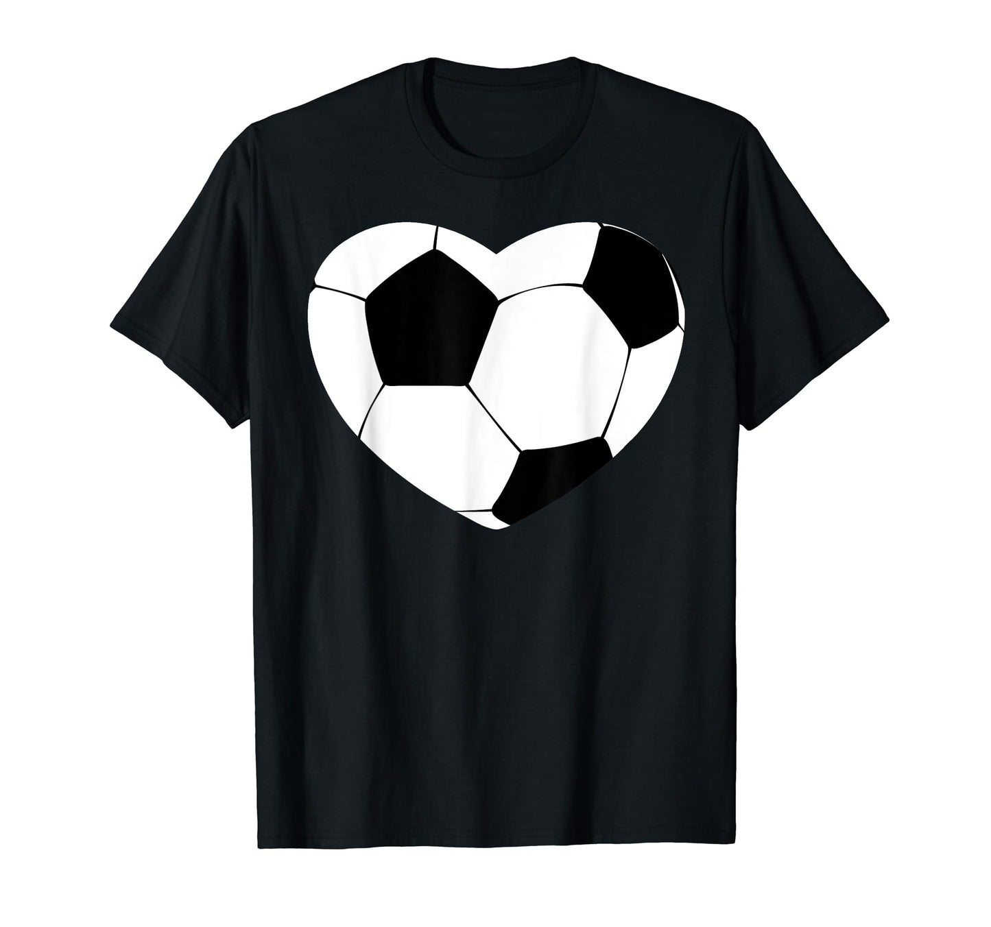 Soccer Love Heart Soccer T-Shirt - Trendy Graphic Unisex - T-Shirt, Sweatshirt, Hoodie