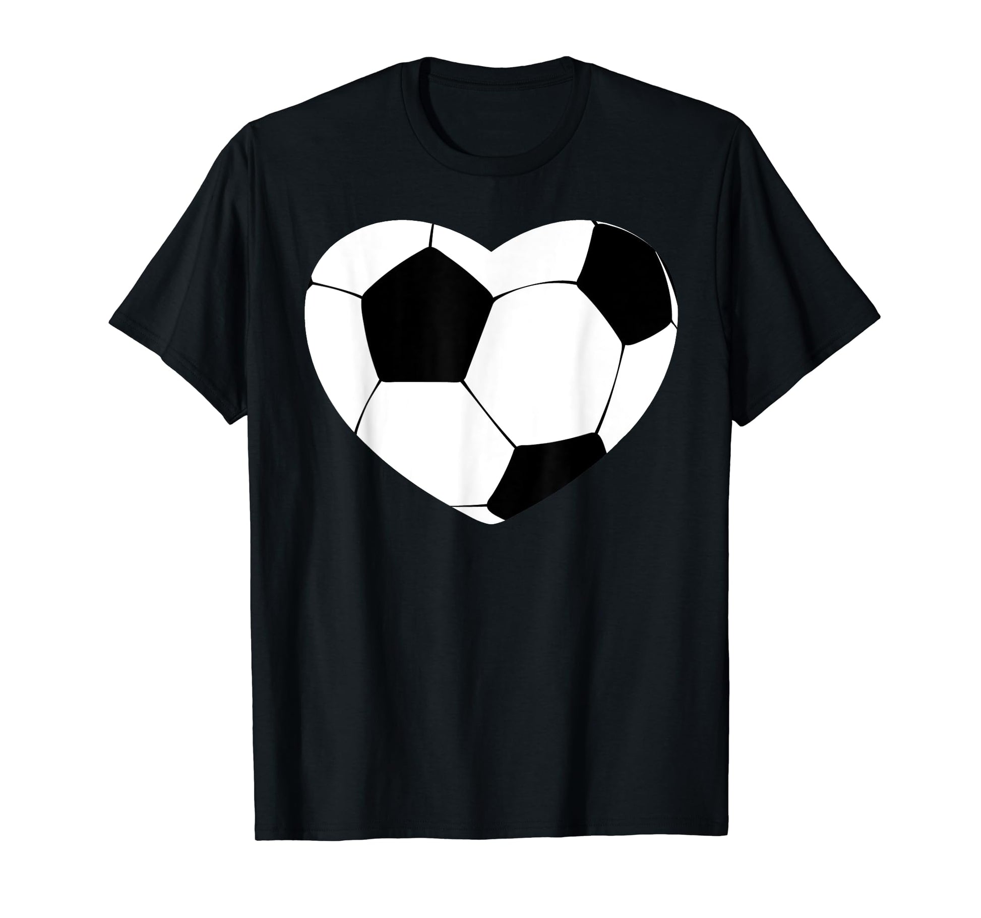 Soccer Love Heart Soccer T-Shirt - Trendy Graphic Unisex - T-Shirt, Sweatshirt, Hoodie