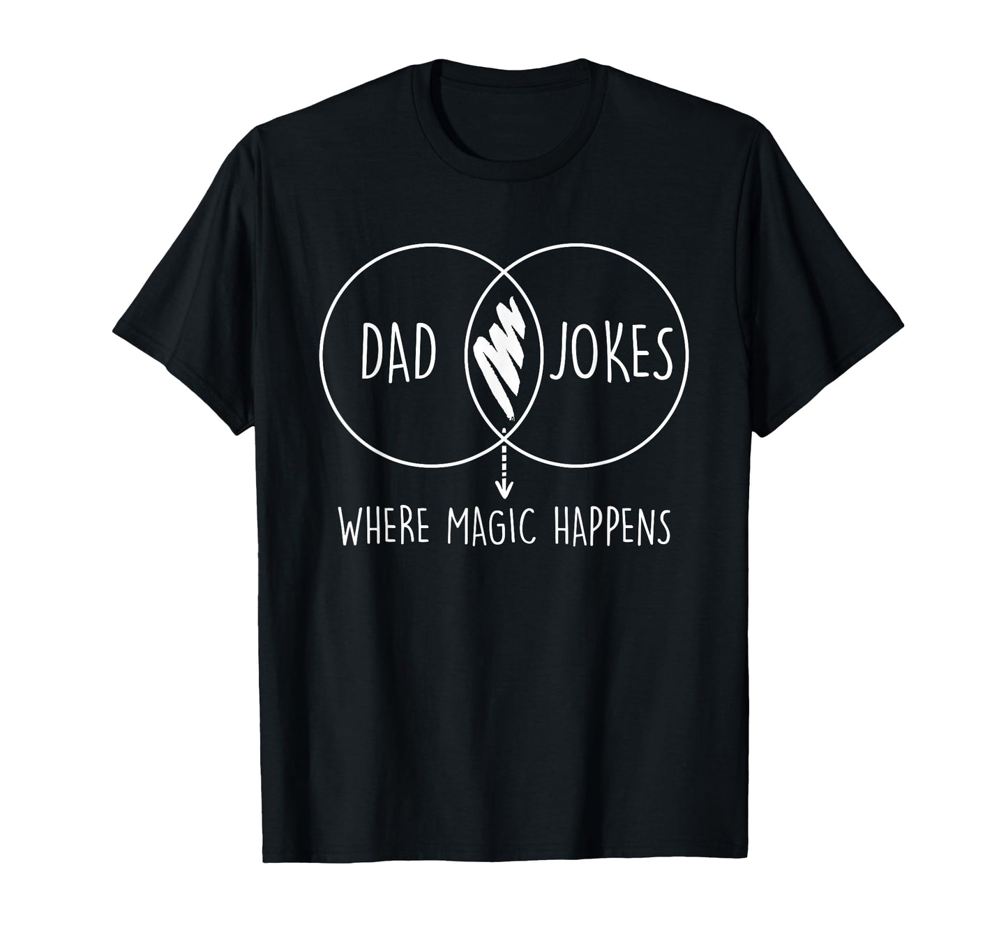 Dad Jokes Where Magic Happens Funny Dad T-Shirt - Aesthetic Graphic Unisex - T-Shirt, Sweatshirt, Hoodie