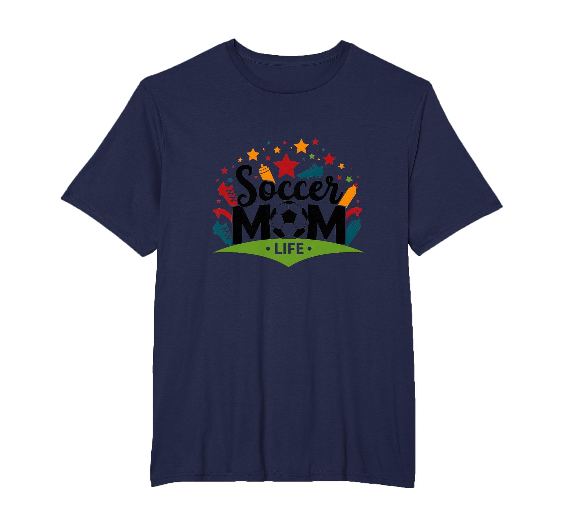 Soccer Mom Life Womens Sports Parent T-Shirt - Novelty Apparel for Adults - T-Shirt, Sweatshirt, Hoodie