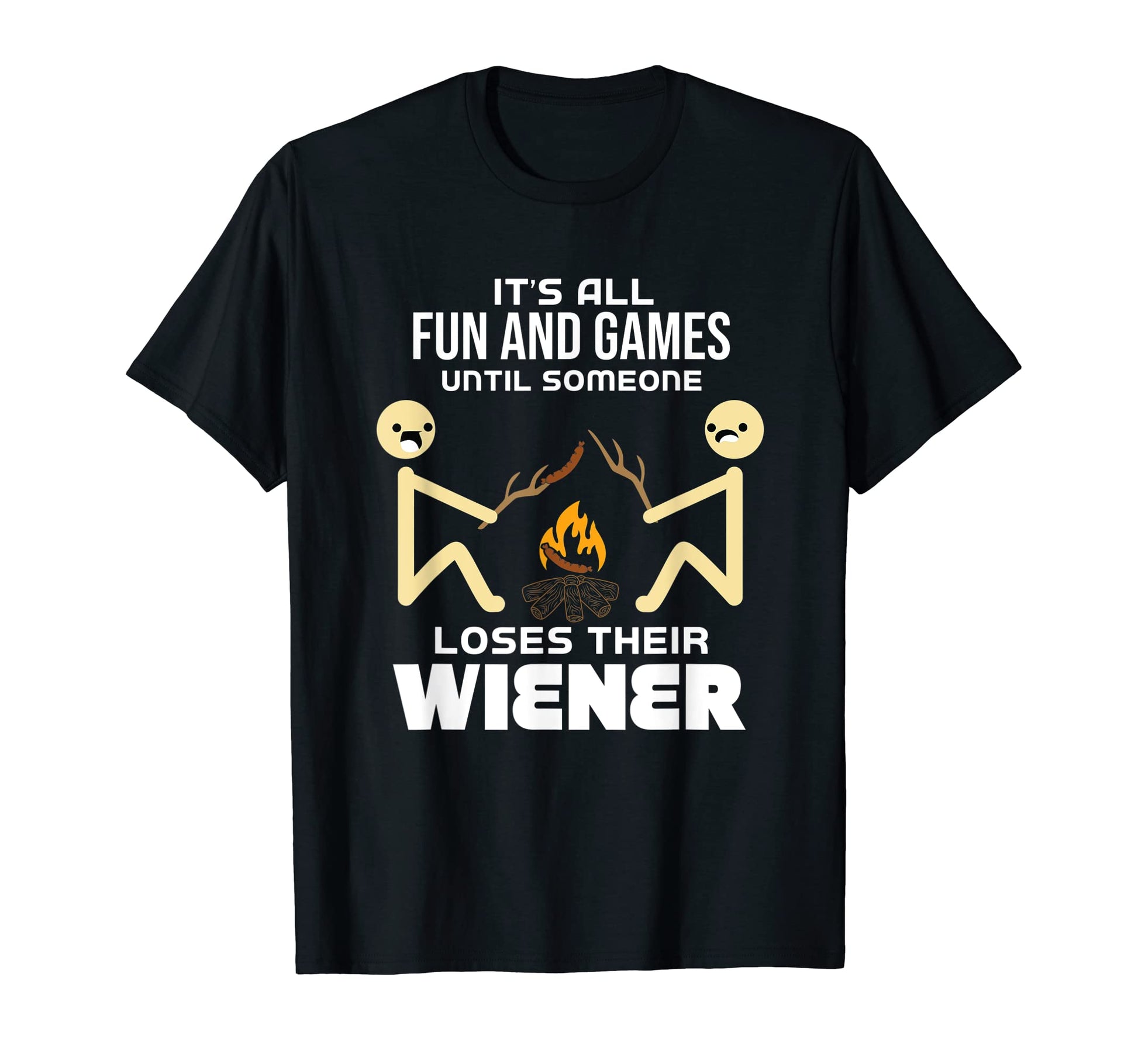 Funny Camping Text Dad Joke Camping T-Shirt - Graphic Print for Adults - T-Shirt, Sweatshirt, Hoodie