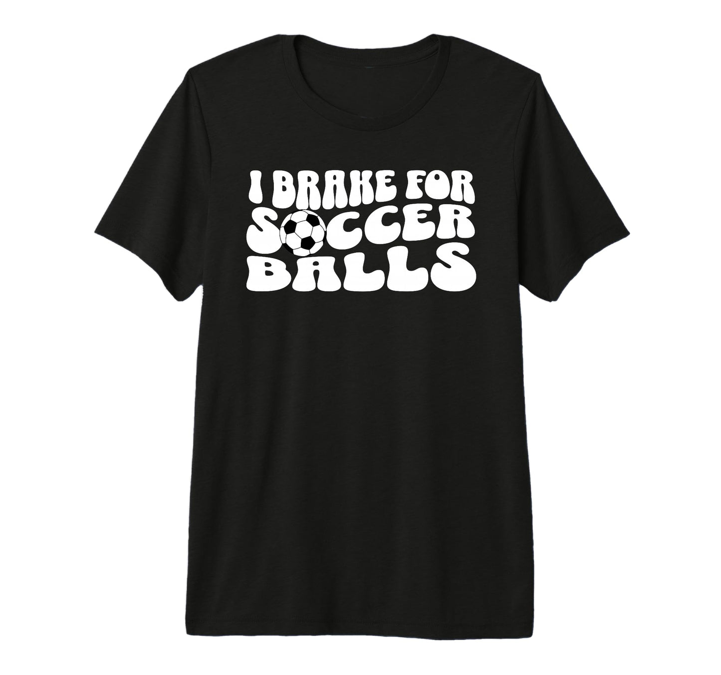Soccer Mom I Brake Soccer Balls Tri T-Shirt - Unique Graphic for Adults - T-Shirt, Sweatshirt, Hoodie