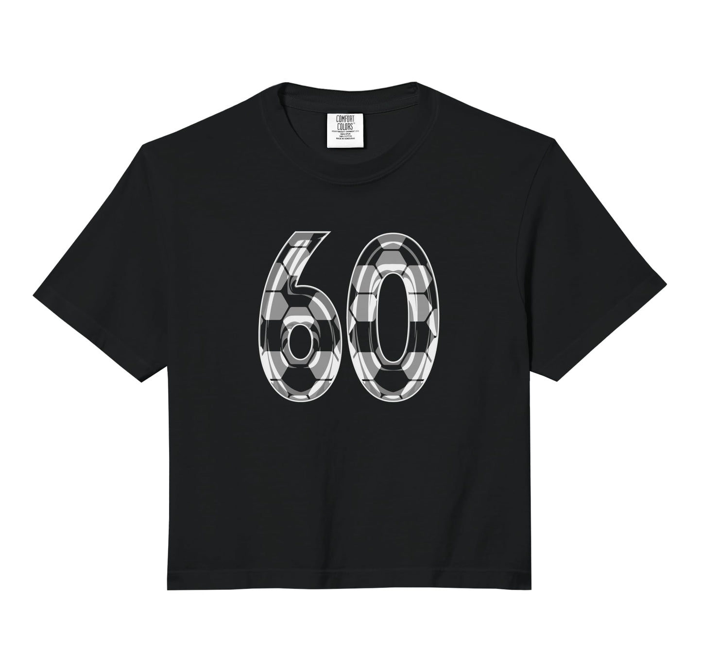 Soccer Number 60 Favorite Player 60 T-Shirt - Novelty Apparel for Adults - T-Shirt, Sweatshirt, Hoodie