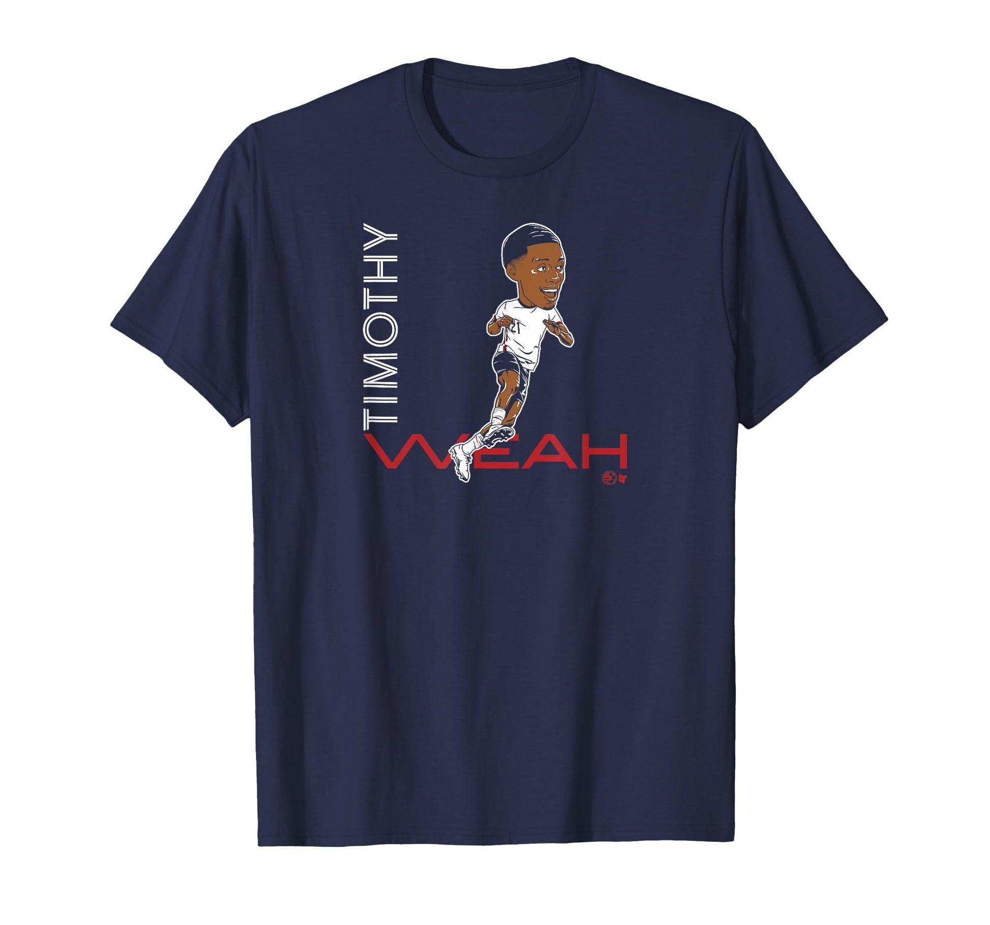 Timothy Weah Caricature United States T-Shirt - Novelty Apparel Men Women - T-Shirt, Sweatshirt, Hoodie