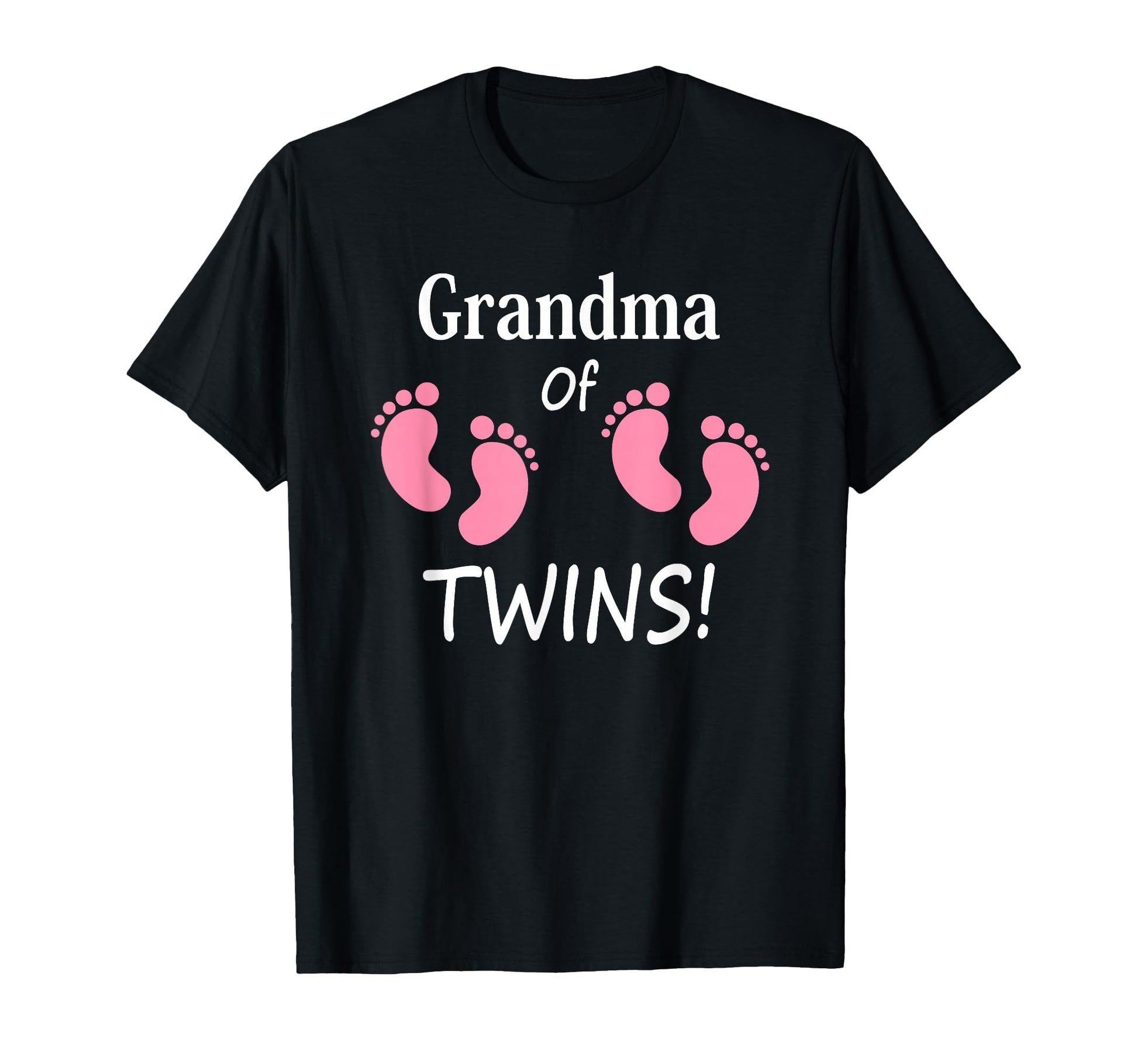 Grandma Twin Footprint Grandmother T-Shirt - Graphic Print Men Women - T-Shirt, Sweatshirt, Hoodie