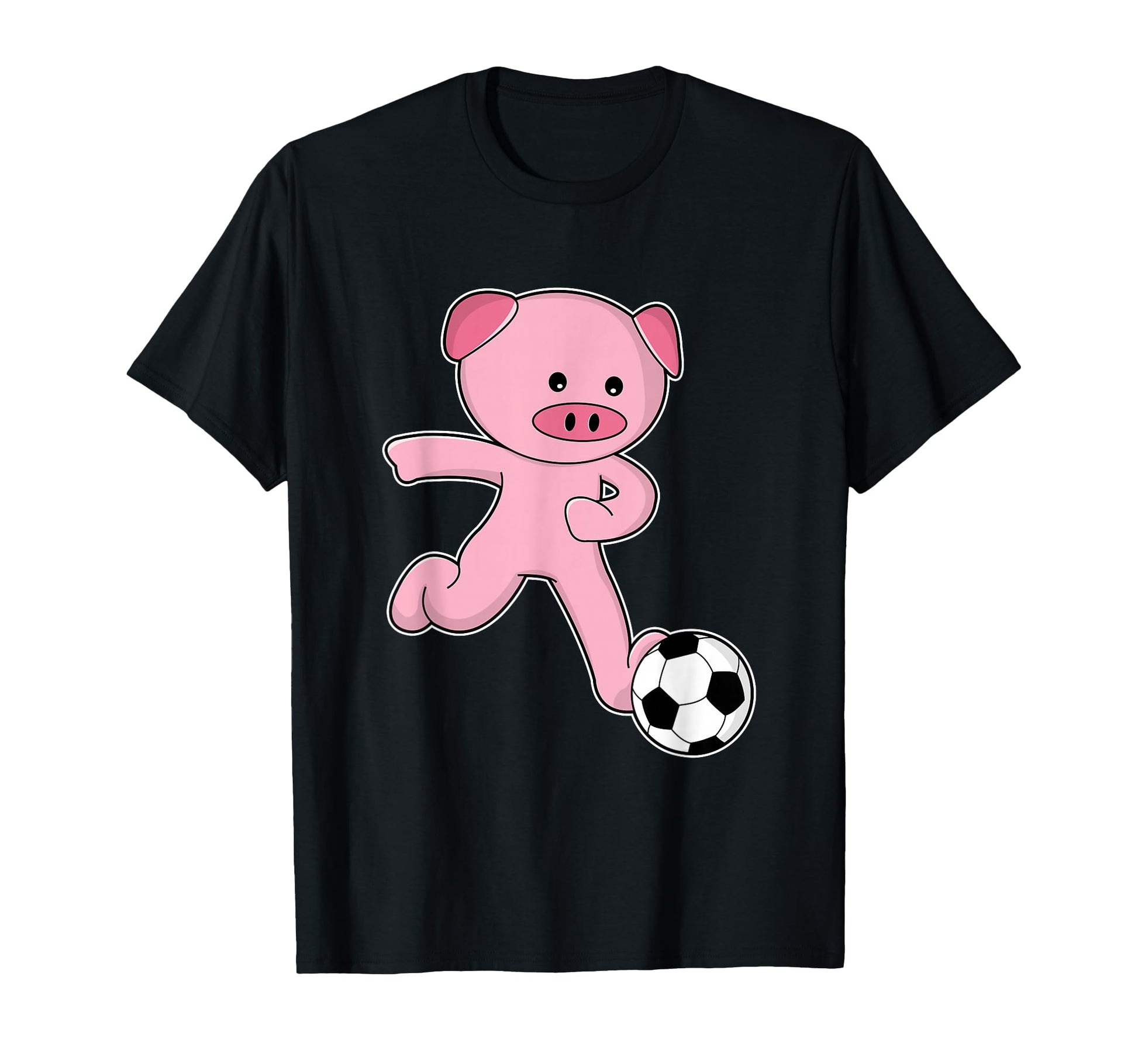 Pig Soccer Player Soccer Sports T-Shirt - Custom Art Print Unisex - T-Shirt, Sweatshirt, Hoodie