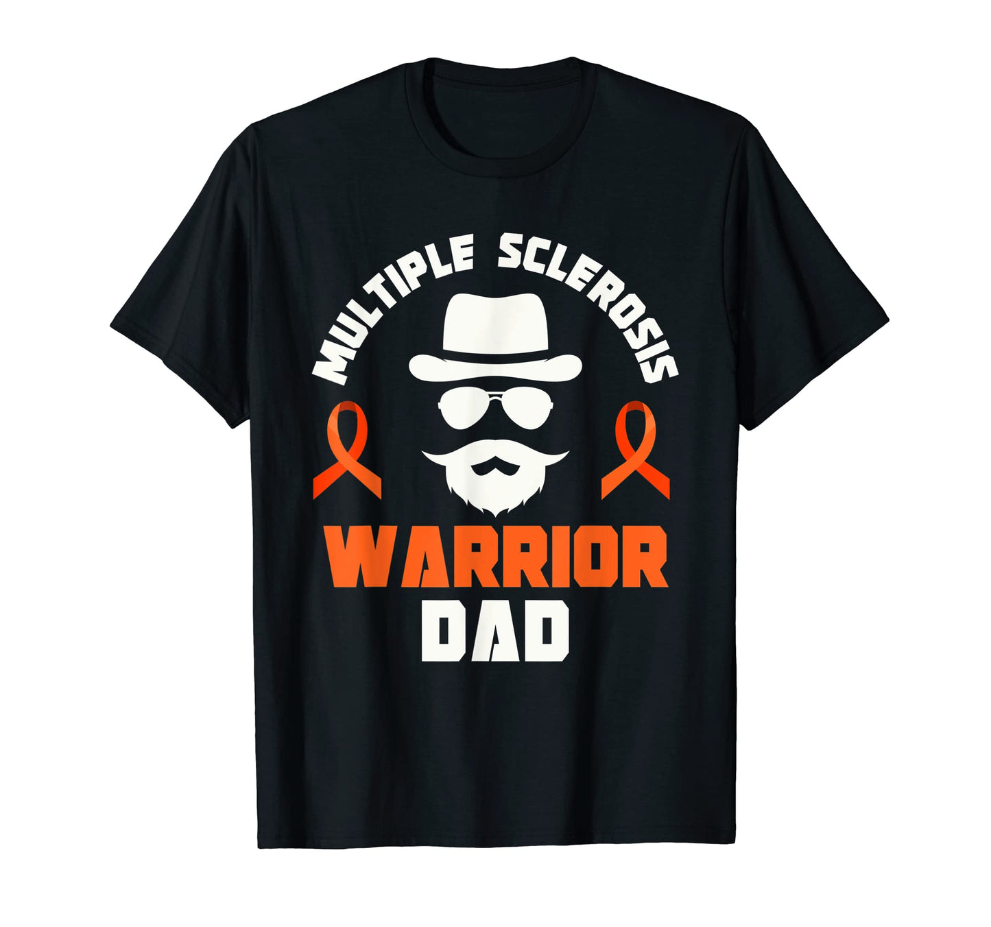 Multiple Sclerosis Warrior Dad Ms T-Shirt - Minimalist Print Men Women - T-Shirt, Sweatshirt, Hoodie