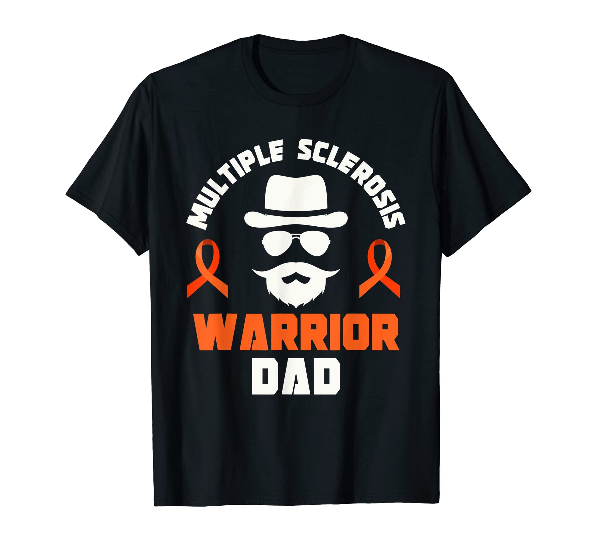 Multiple Sclerosis Warrior Dad Ms T-Shirt - Minimalist Print Men Women - T-Shirt, Sweatshirt, Hoodie