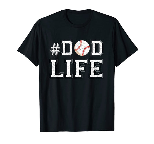 Baseball Dad Life Coach Funny Father T-Shirt - Minimalist Print Unisex - T-Shirt, Sweatshirt, Hoodie