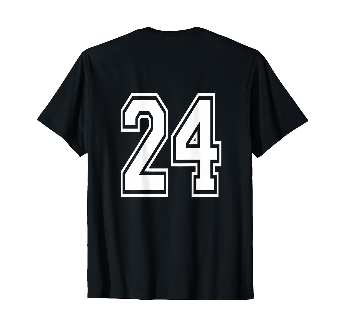 Number 24 Sports Player Number T-Shirt - Casual Everyday Wear Men Women - T-Shirt, Sweatshirt, Hoodie