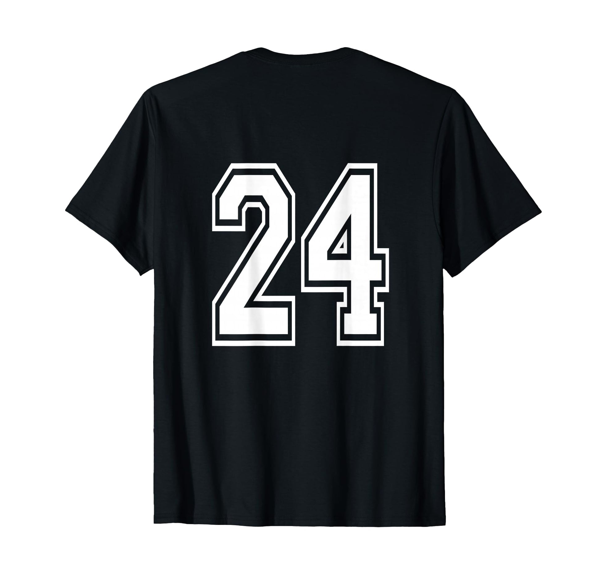 Number 24 Sports Player Number T-Shirt - Casual Everyday Wear Men Women - T-Shirt, Sweatshirt, Hoodie
