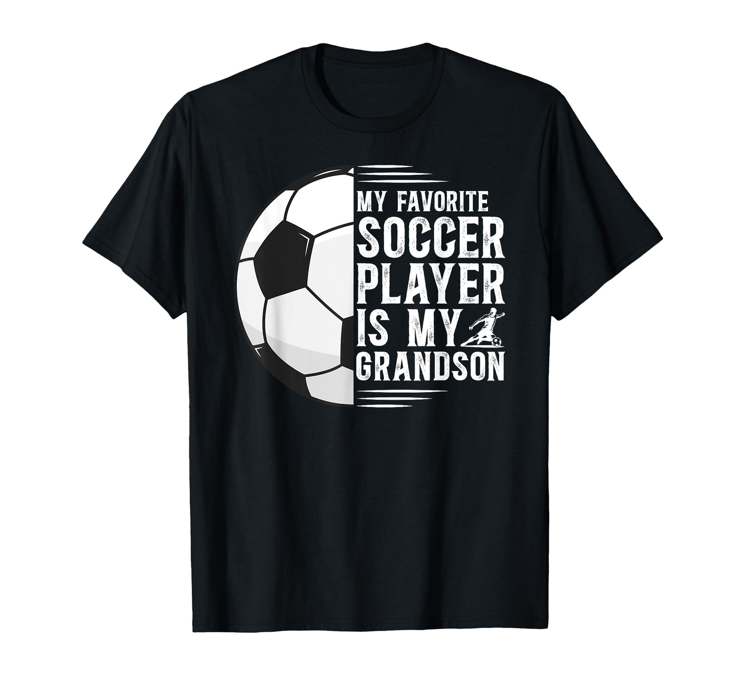 My Favorite Soccer Player Grandpa T-Shirt - Aesthetic Graphic for Adults - T-Shirt, Sweatshirt, Hoodie