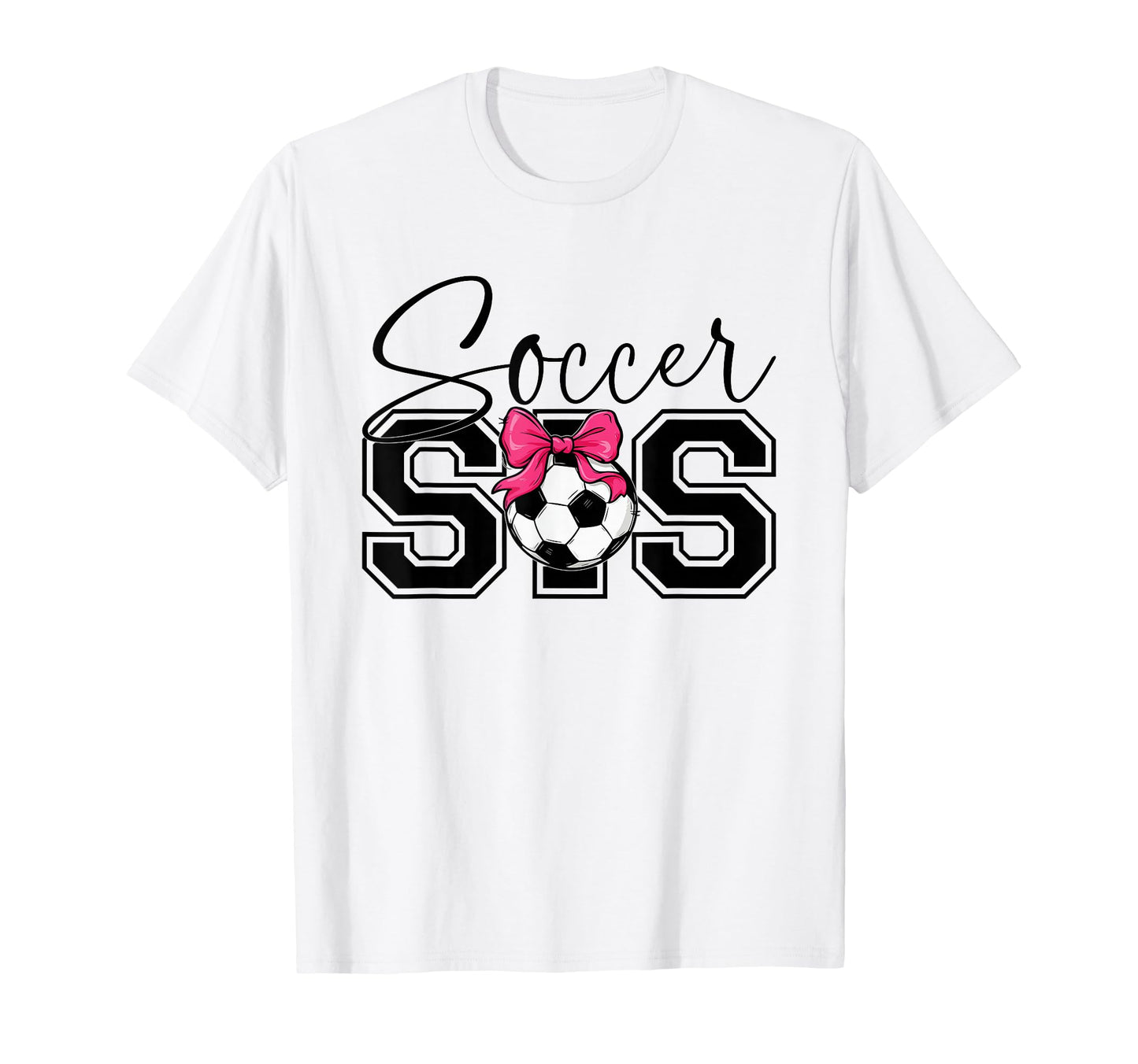 Soccer Sister Heart Big Sister Little T-Shirt - Fun Novelty Design Unisex - T-Shirt, Sweatshirt, Hoodie