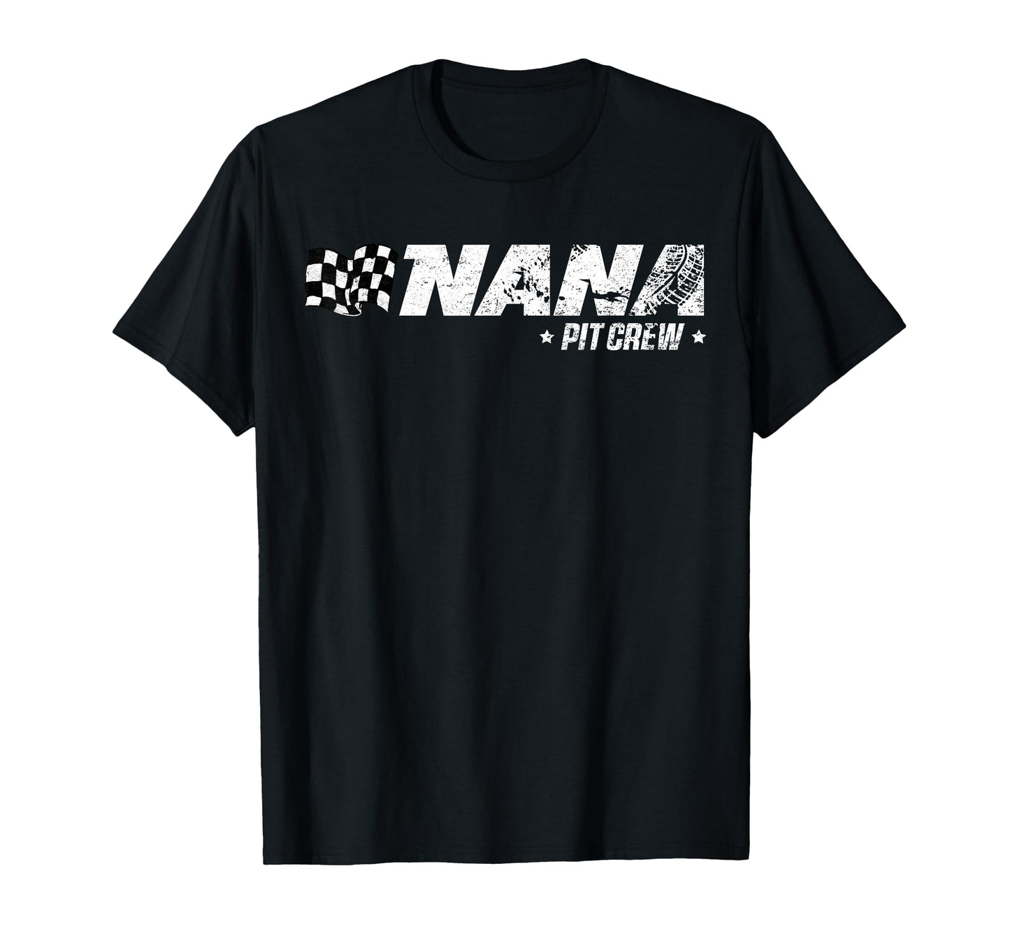 Nana Pit Crew Race Car Birthday T-Shirt - Custom Art Print Men Women - T-Shirt, Sweatshirt, Hoodie