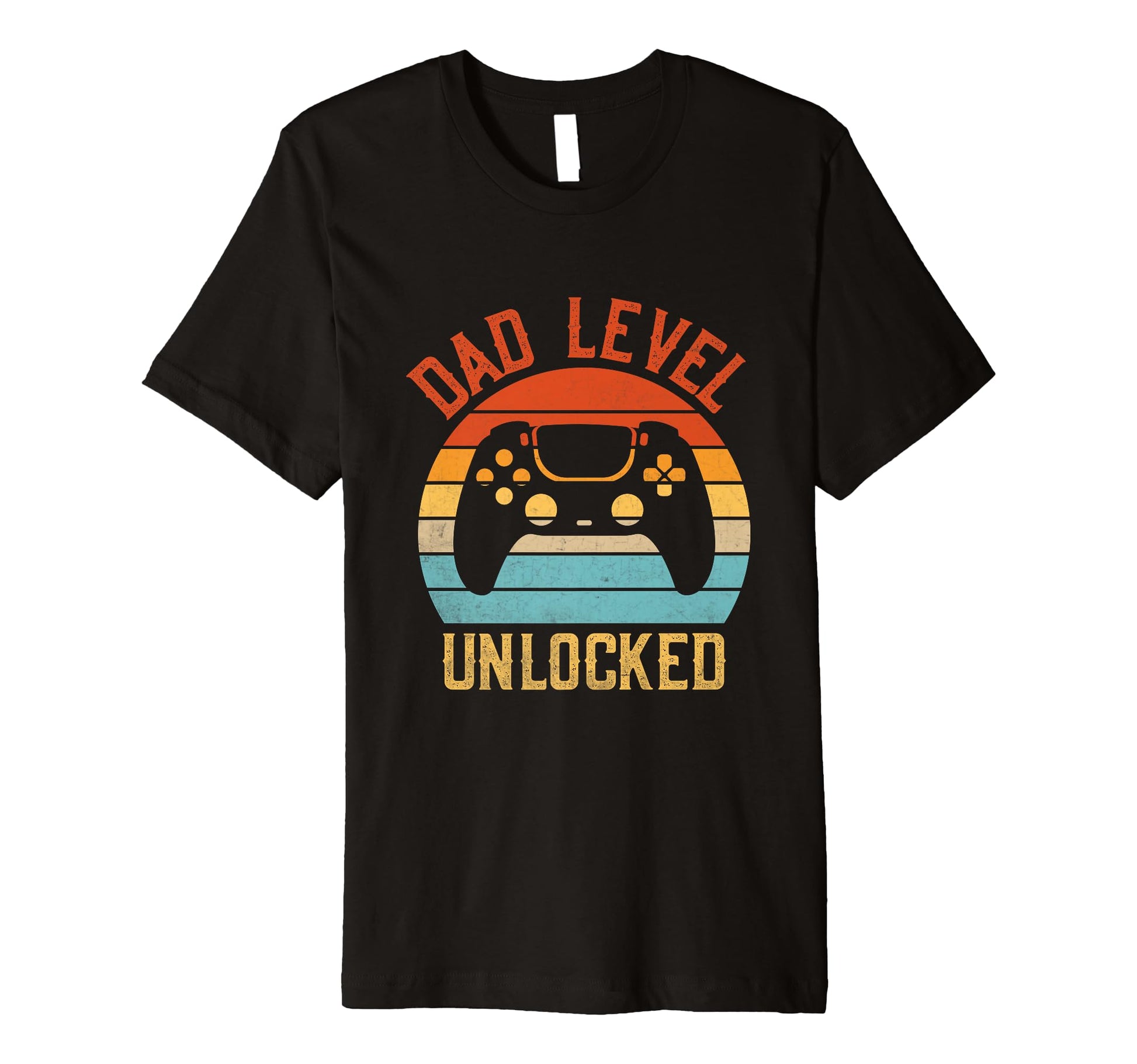 Gaming Dad Level Dad Game Controller T-Shirt - Aesthetic Graphic Men Women - T-Shirt, Sweatshirt, Hoodie