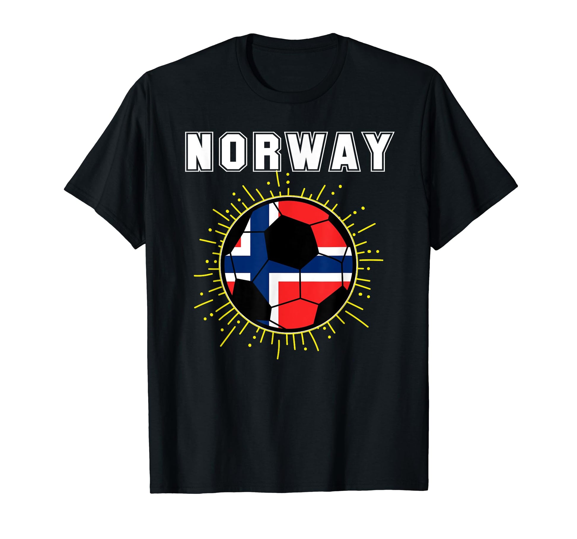 Norwegian Soccer Norway Flag World T-Shirt - Trendy Graphic for Adults - T-Shirt, Sweatshirt, Hoodie