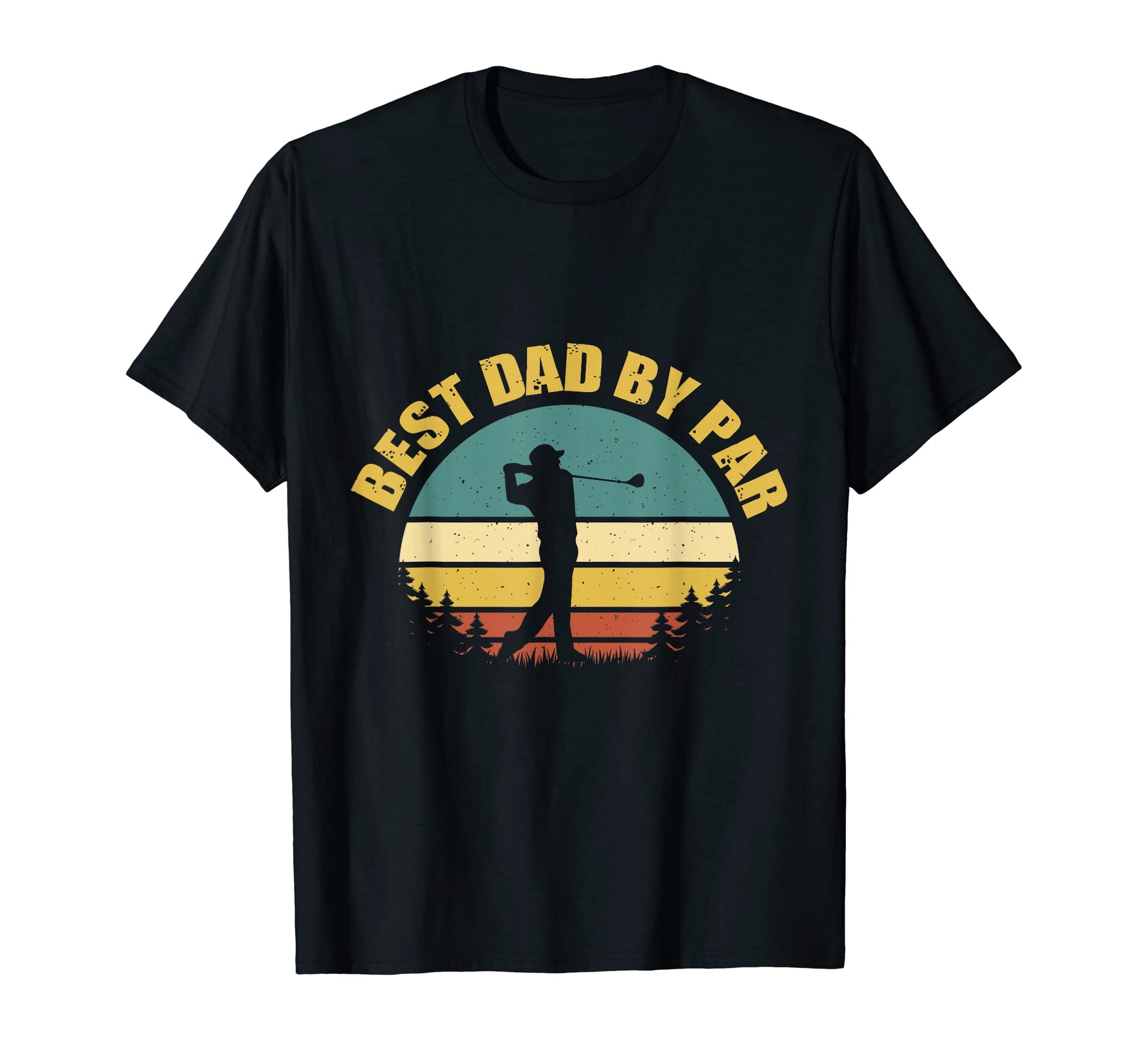 Best Dad Par Fathers Day Golf Dad Papa T-Shirt - Custom Art Print Unisex - T-Shirt, Sweatshirt, Hoodie