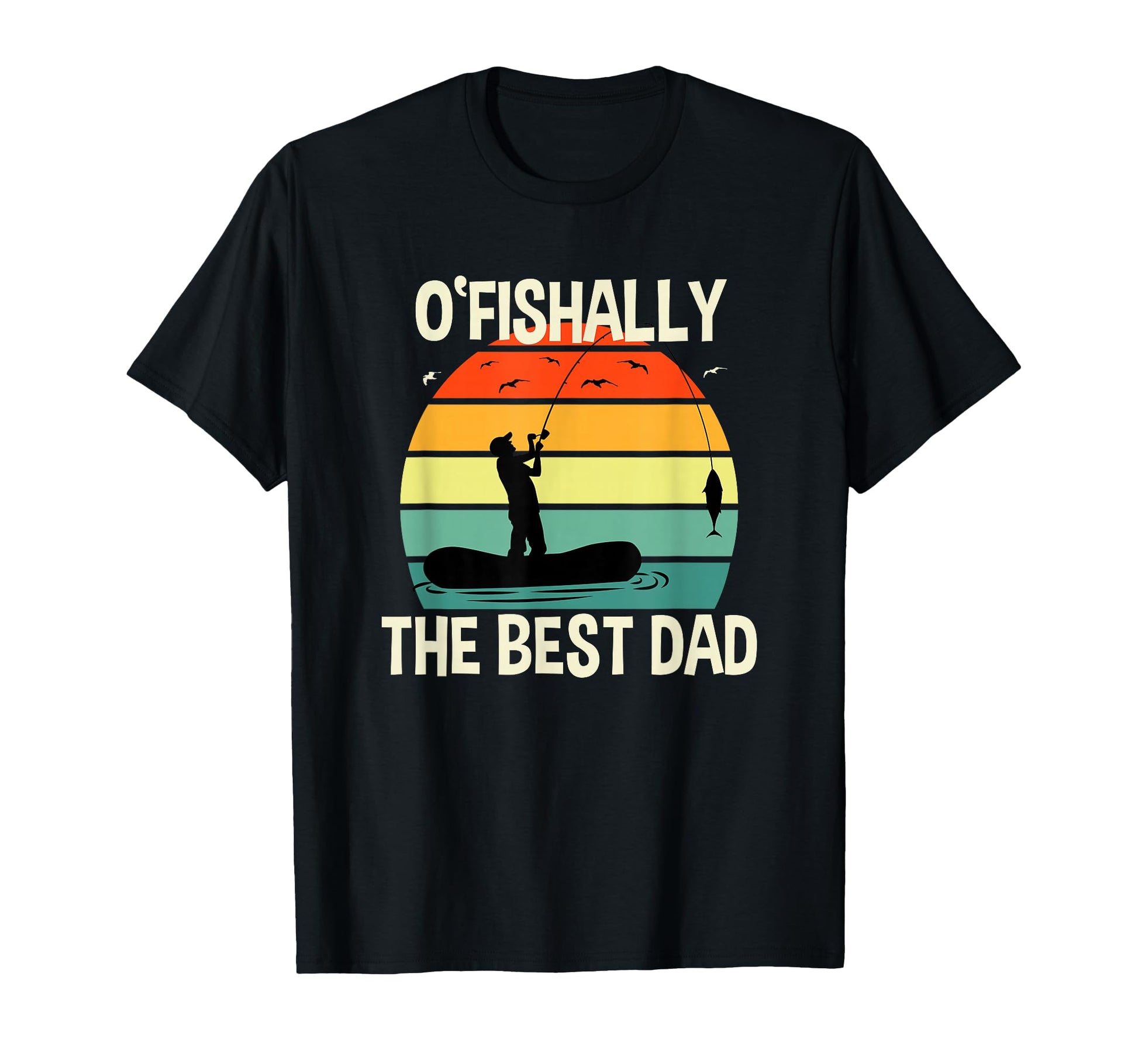 Ofishally Best Dad Gift Fisherman T-Shirt - Aesthetic Graphic Unisex - T-Shirt, Sweatshirt, Hoodie