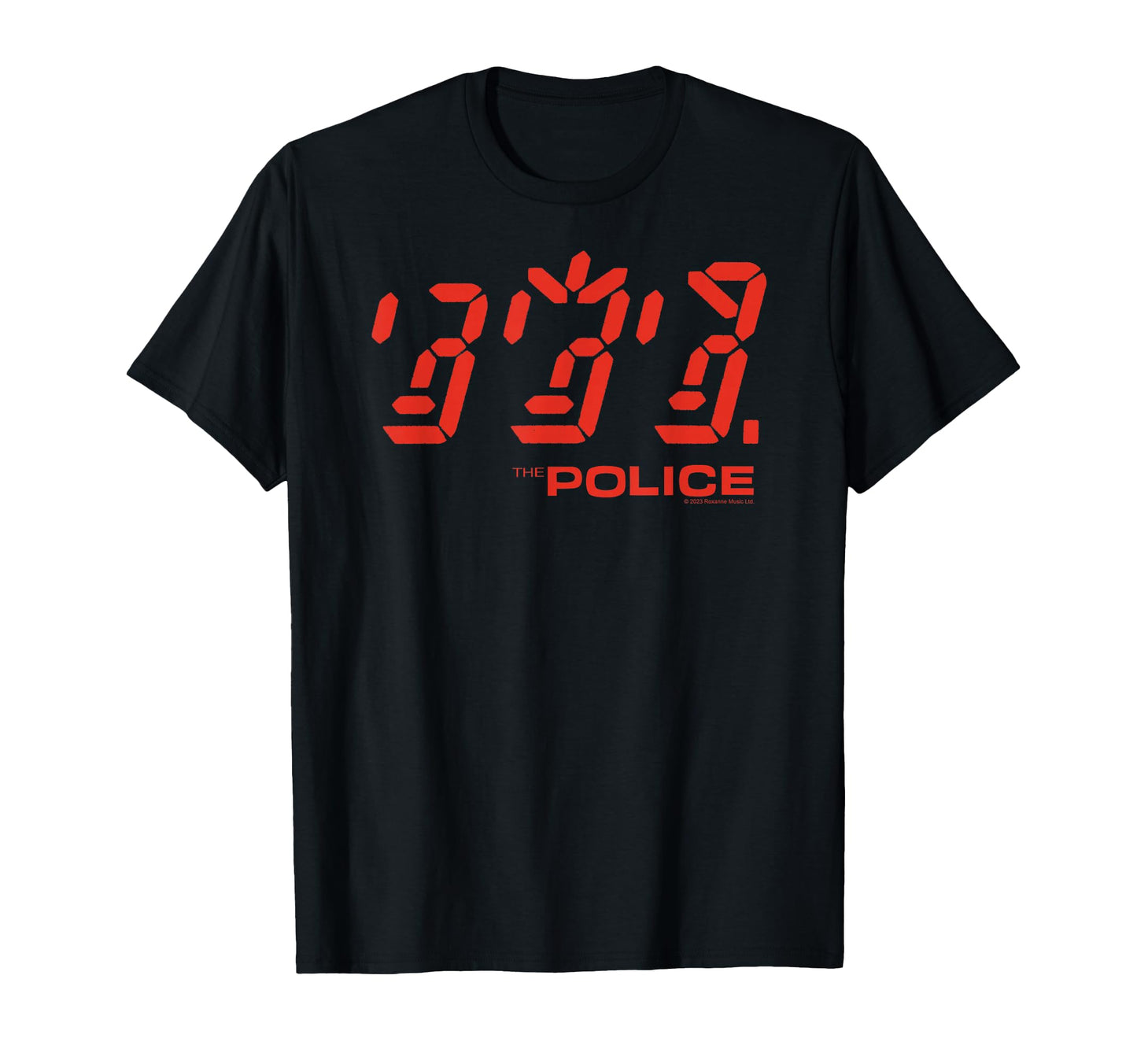 Police Ghost Icon Rock Music Band T-Shirt - Fun Novelty Design for Adults - T-Shirt, Sweatshirt, Hoodie